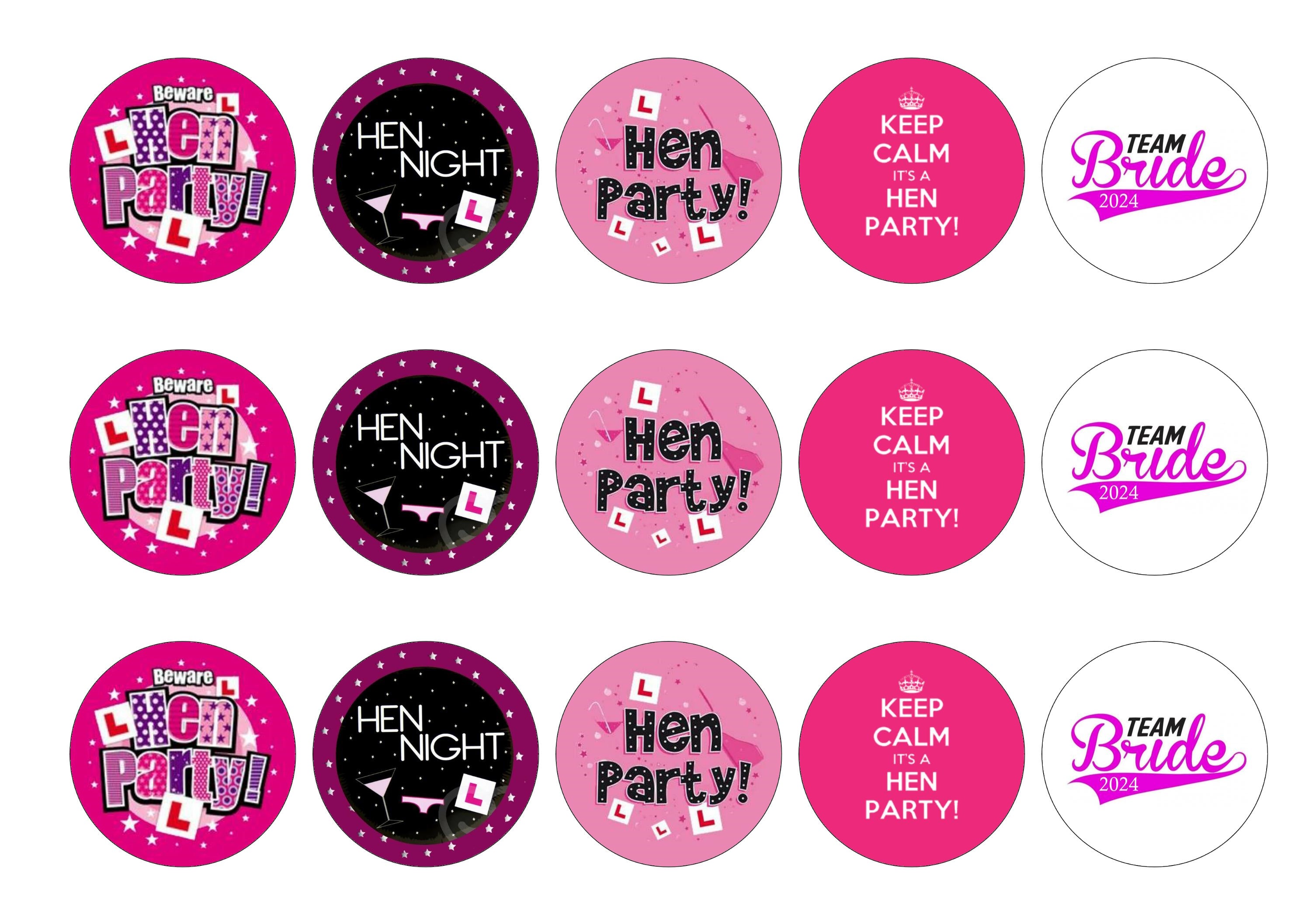 Hen Night Mixed Designs