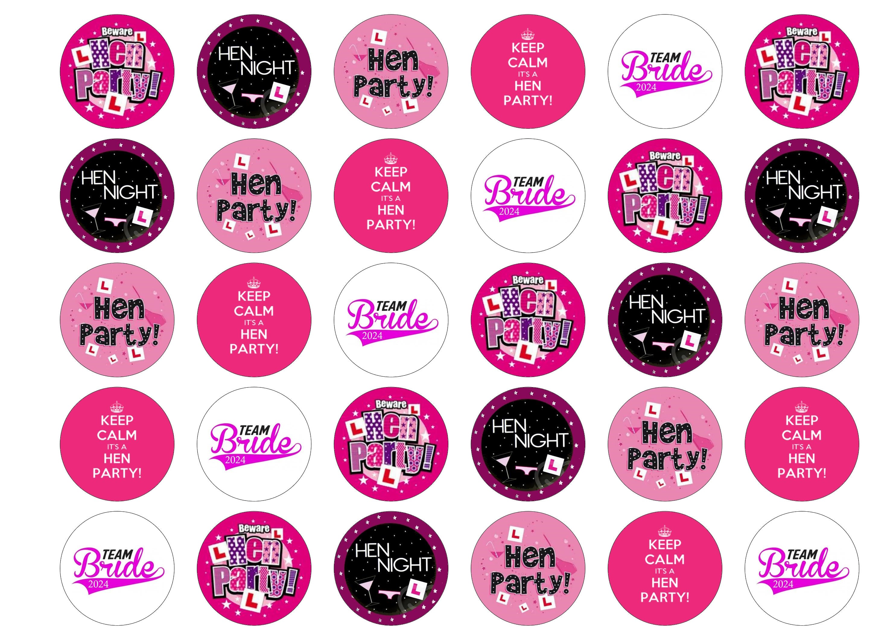 Hen Night Mixed Designs