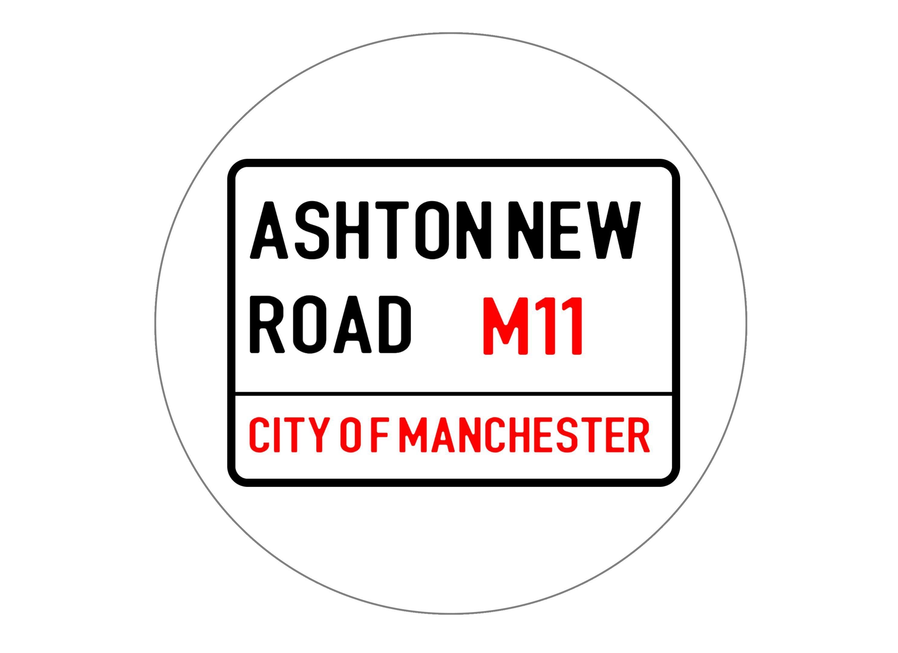 Manchester City Street Sign