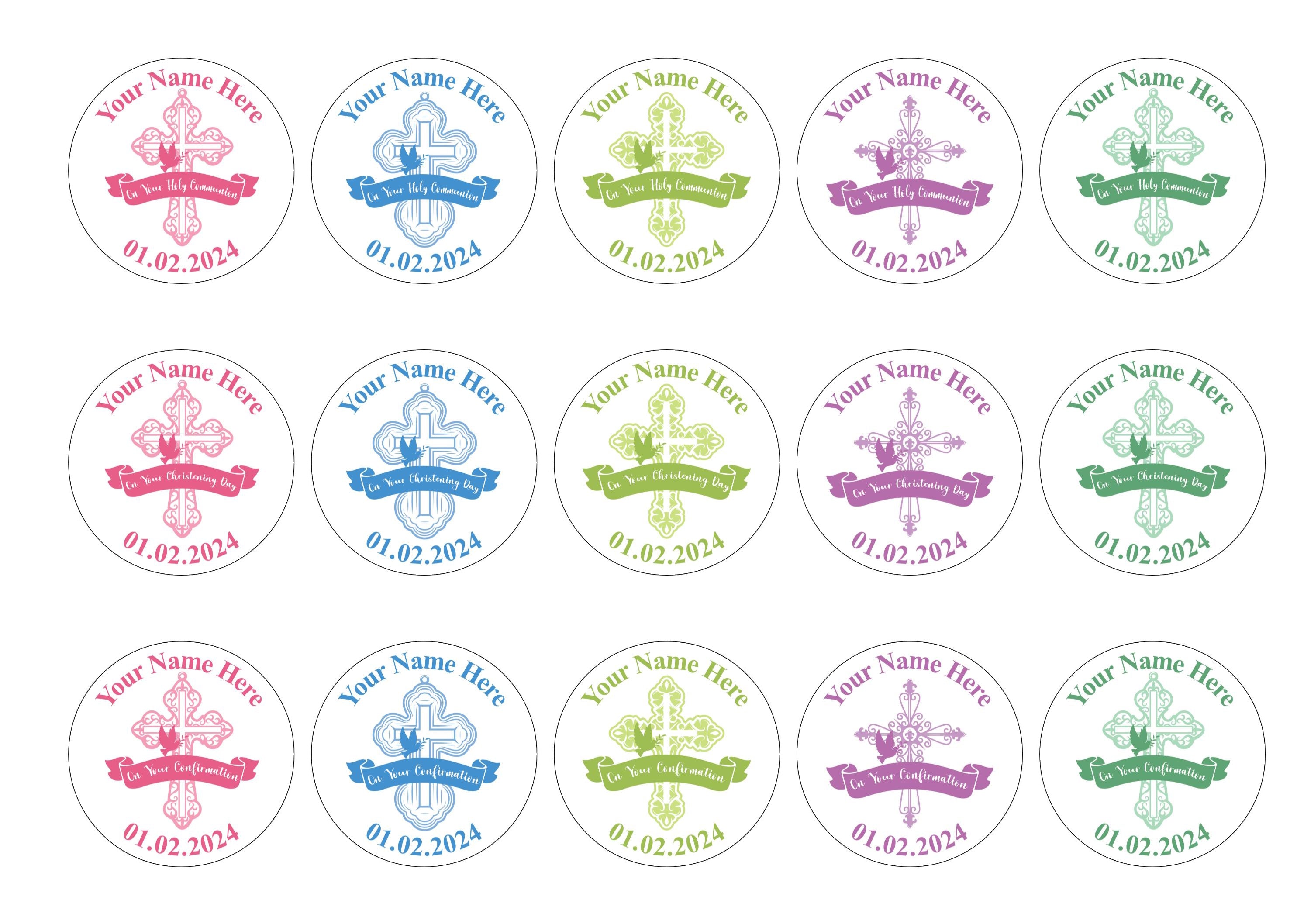 Personalised Cross - Christening Communion