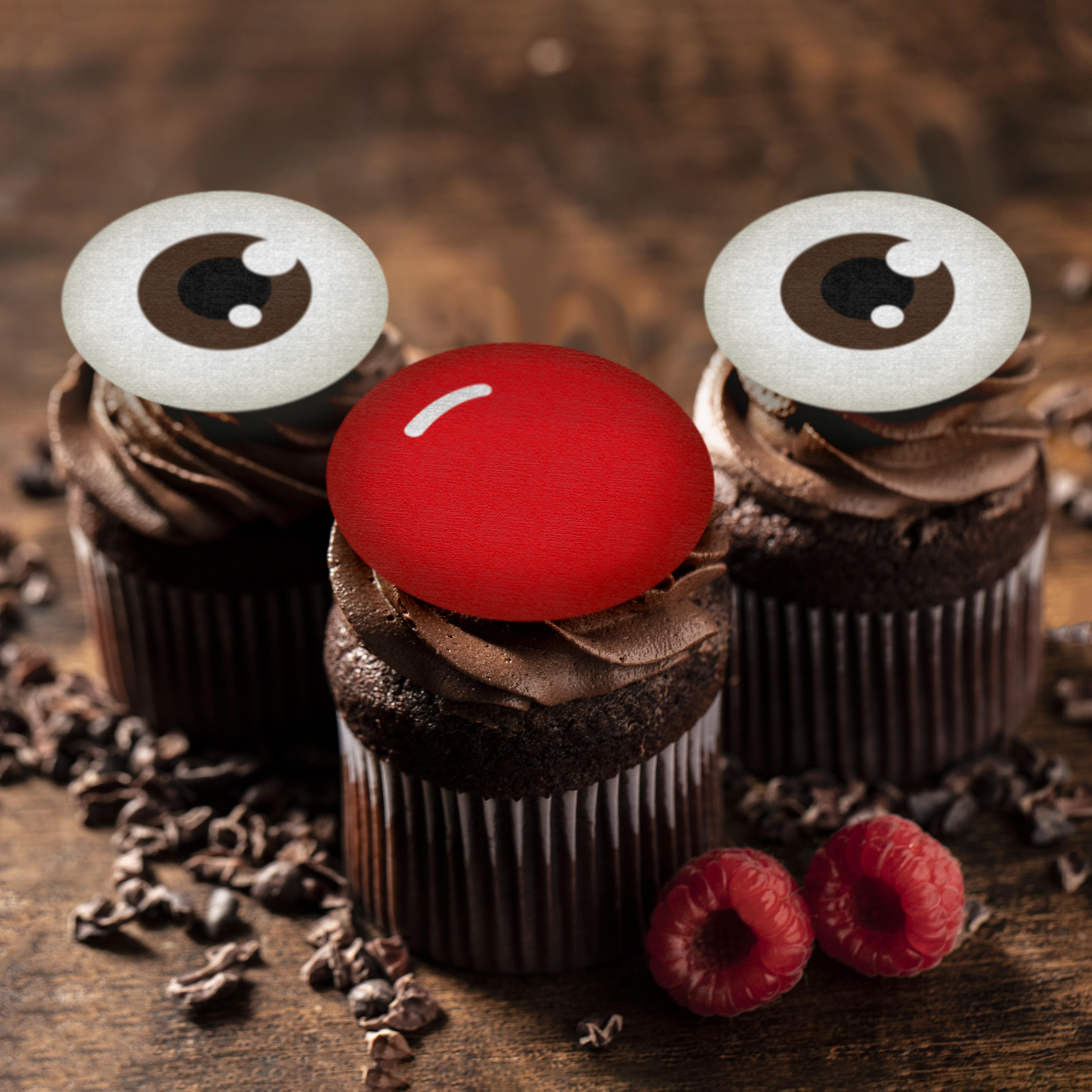 Rudolph Face - Eyes and Nose