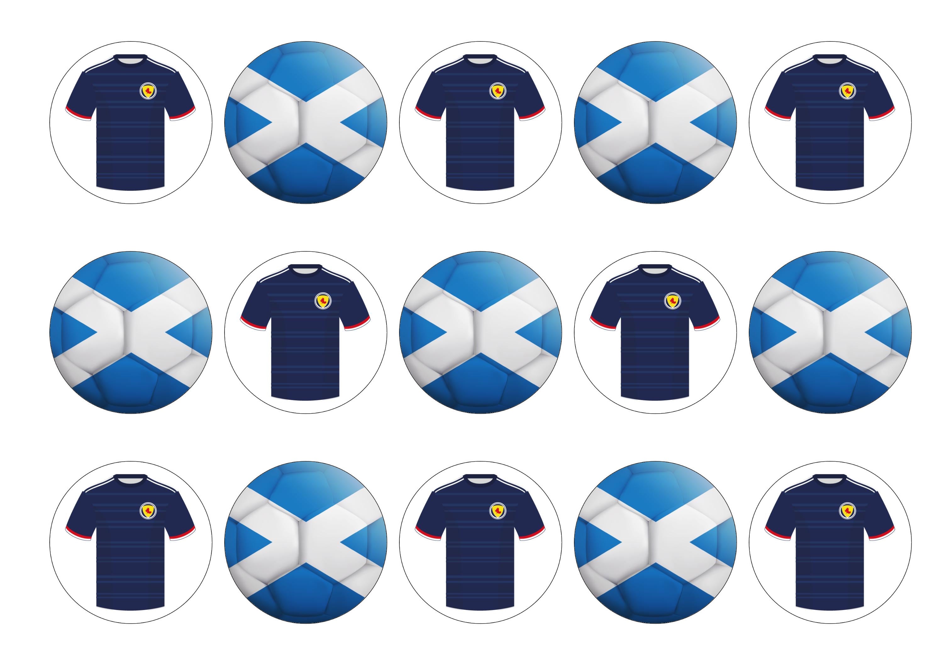 Scotland Football Shirts and Flags