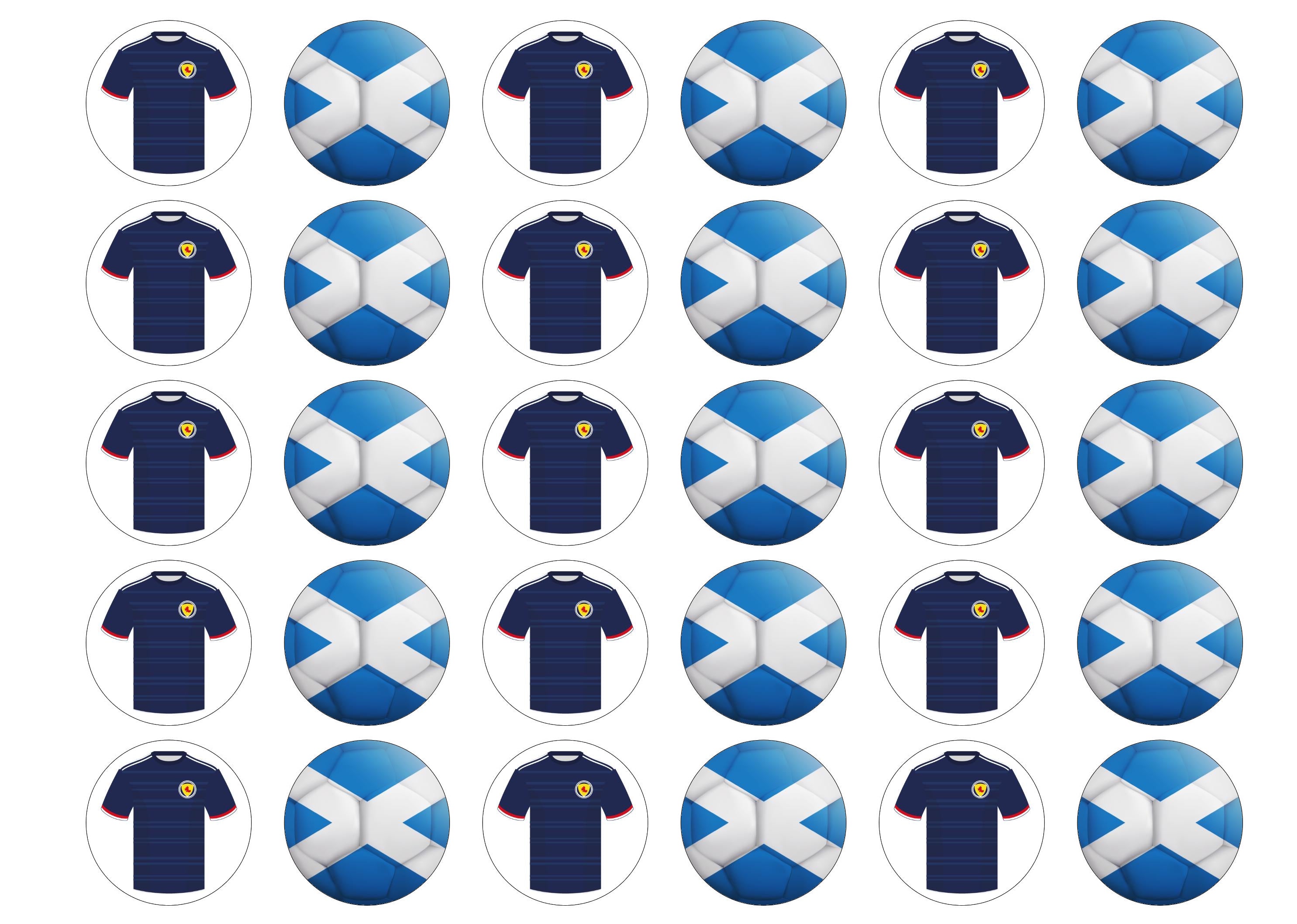 Scotland Football Shirts and Flags
