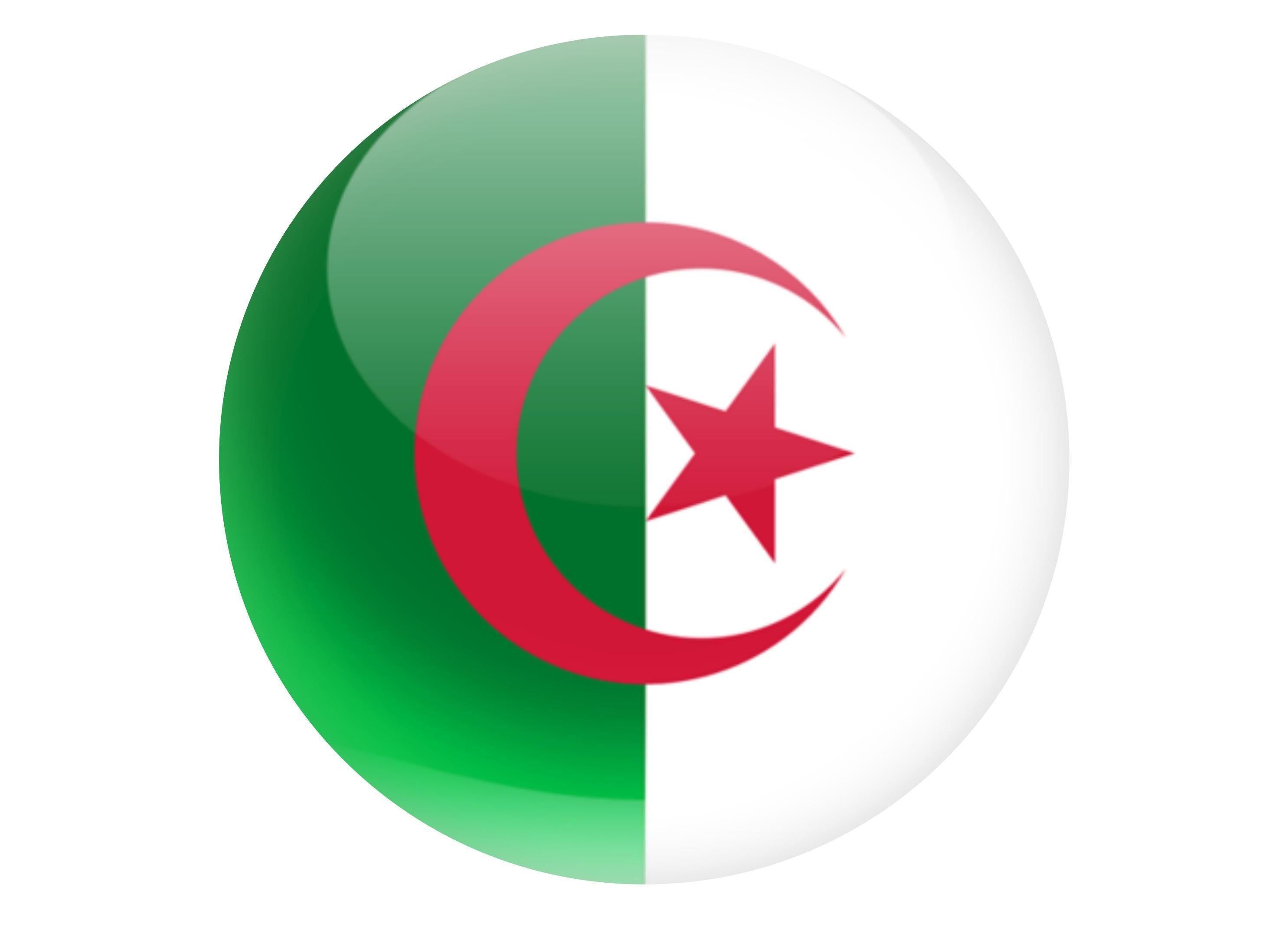 190mm printed edible cake topper - Algeria