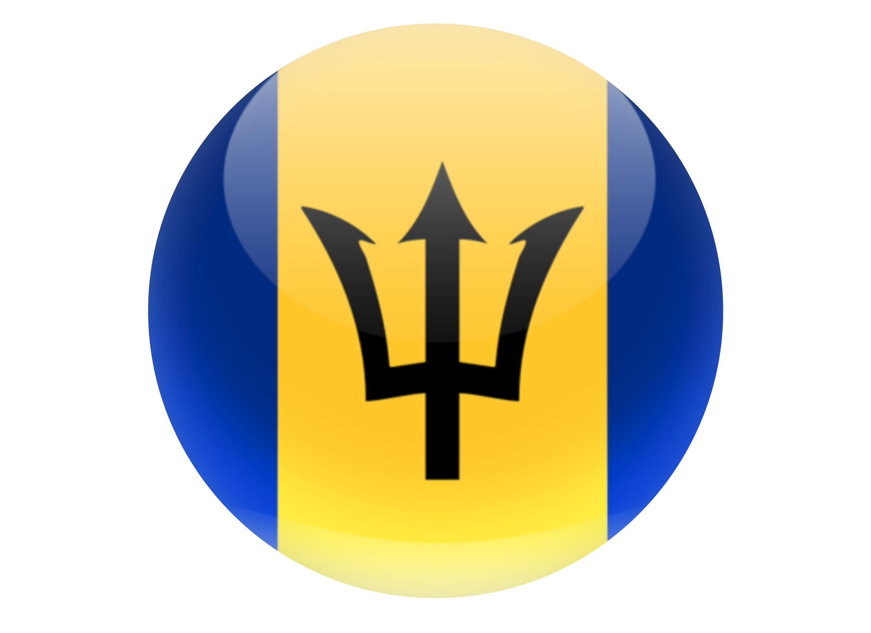 190mm printed edible cake toppers - Barbados