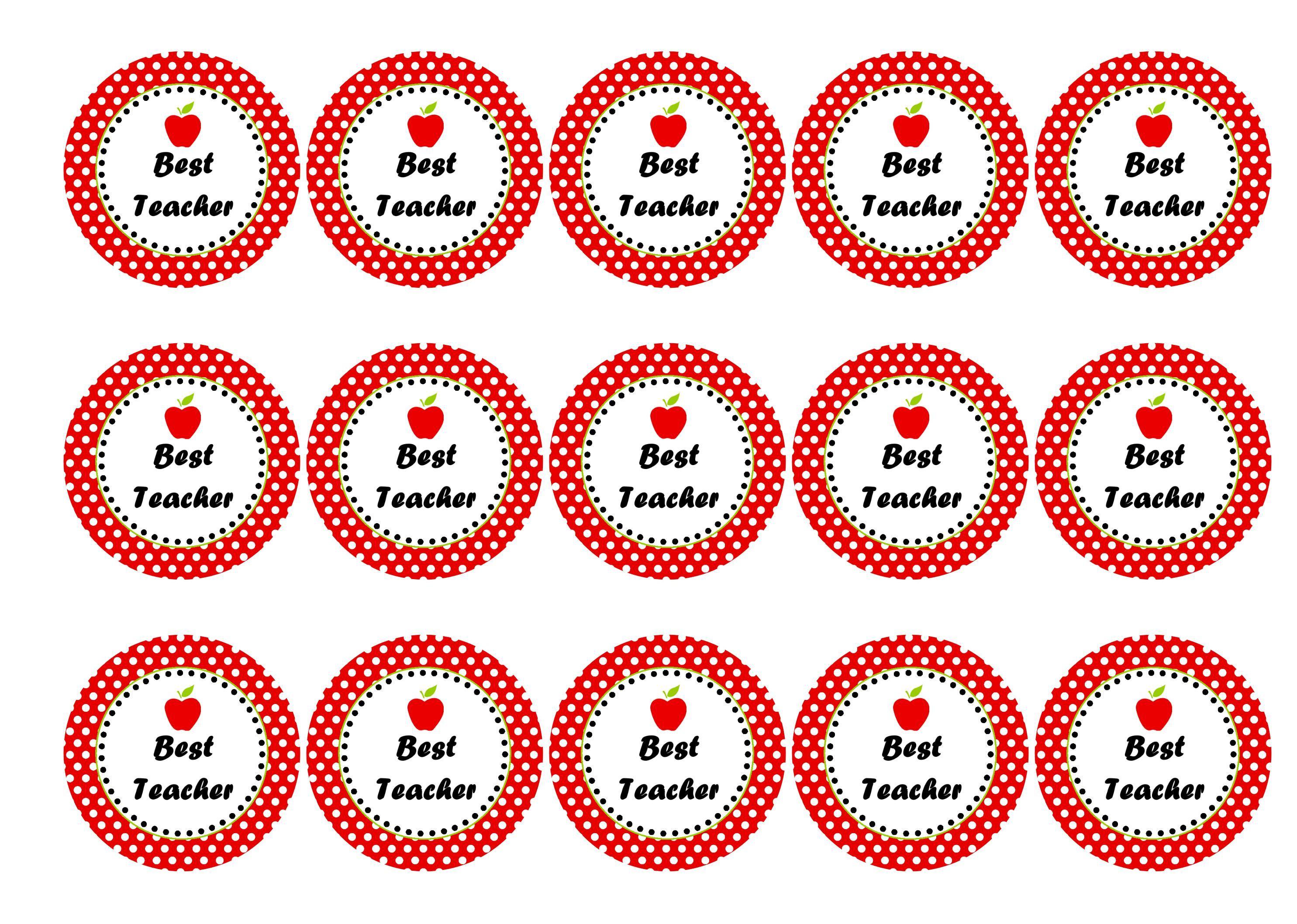 Best Teacher-Edible cake toppers-Edibilis