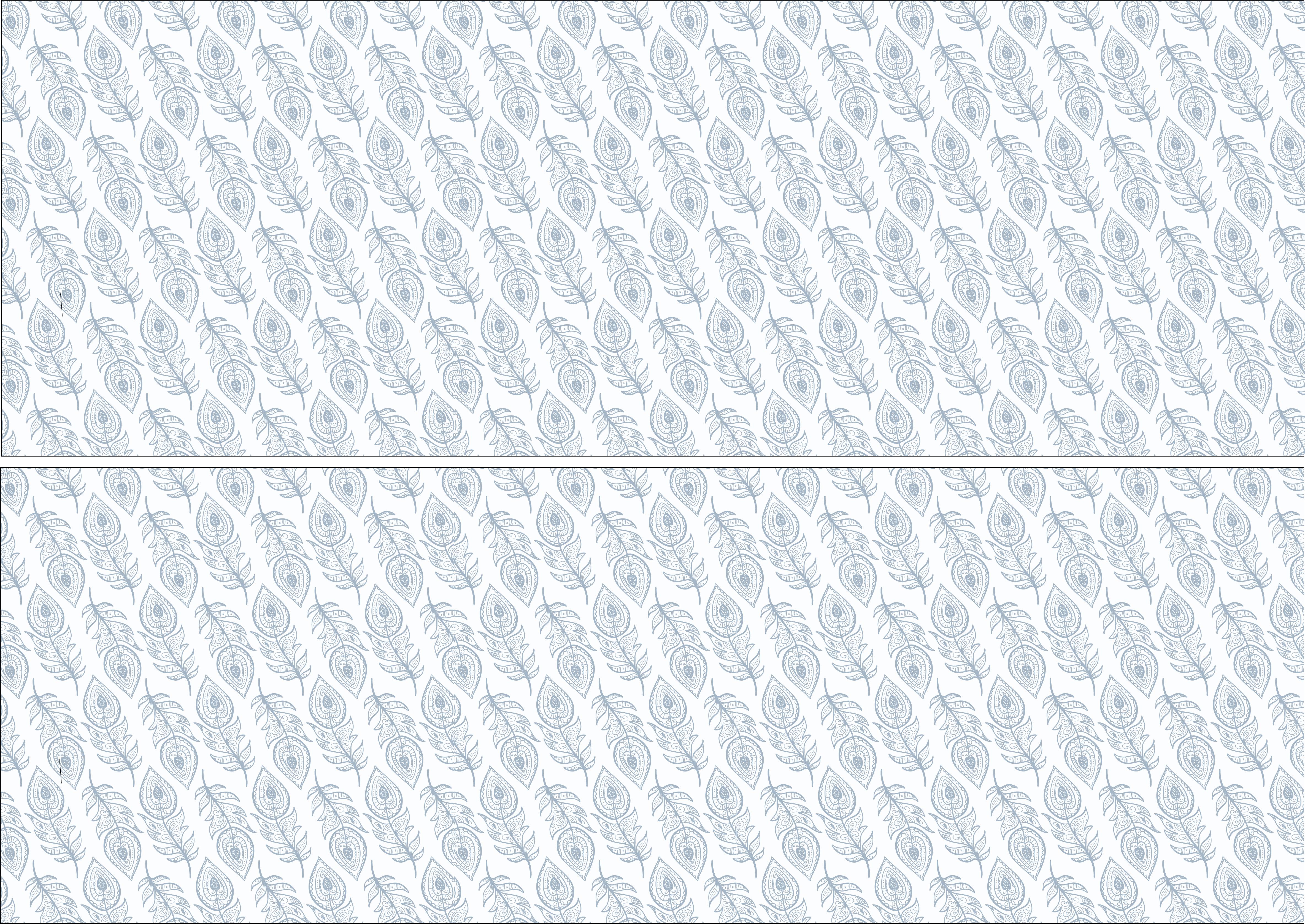 Blue peacock feather cake wrap