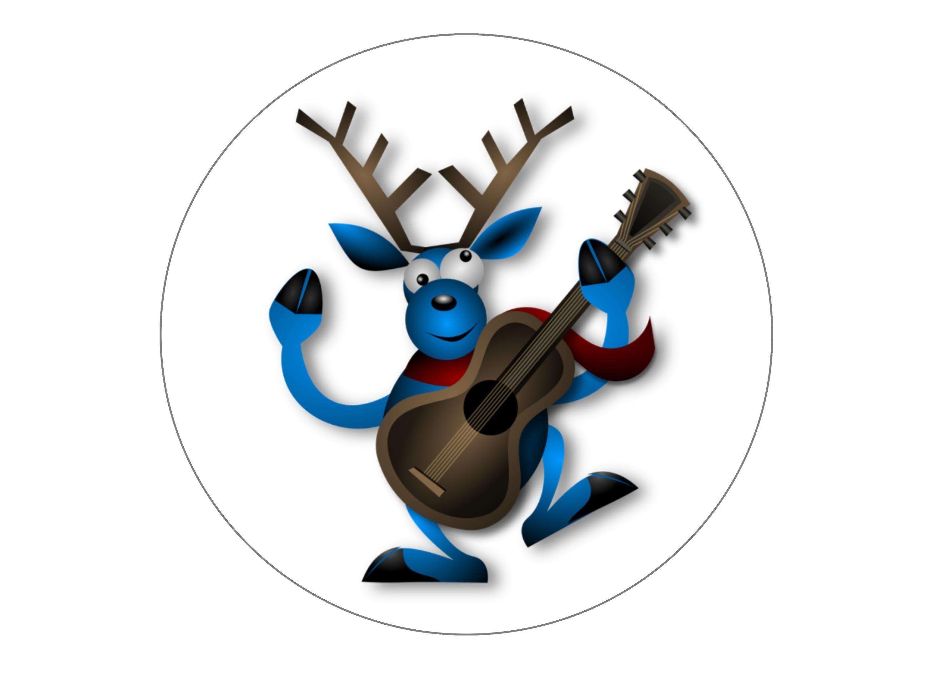 Edible printed Christmas cake topper for 8" cake