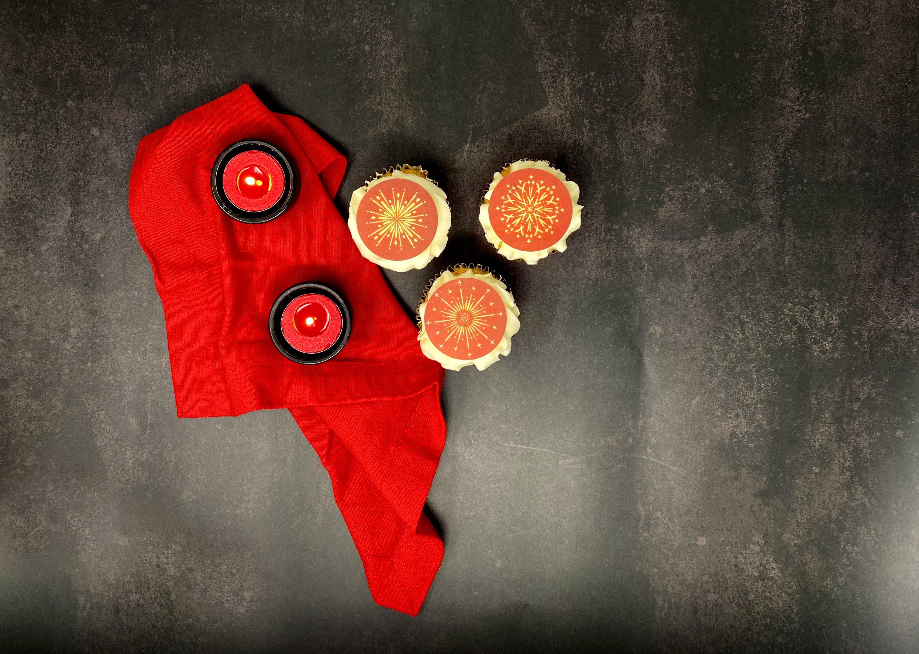 Chinese New Year Fireworks-Edible cake toppers-Edibilis