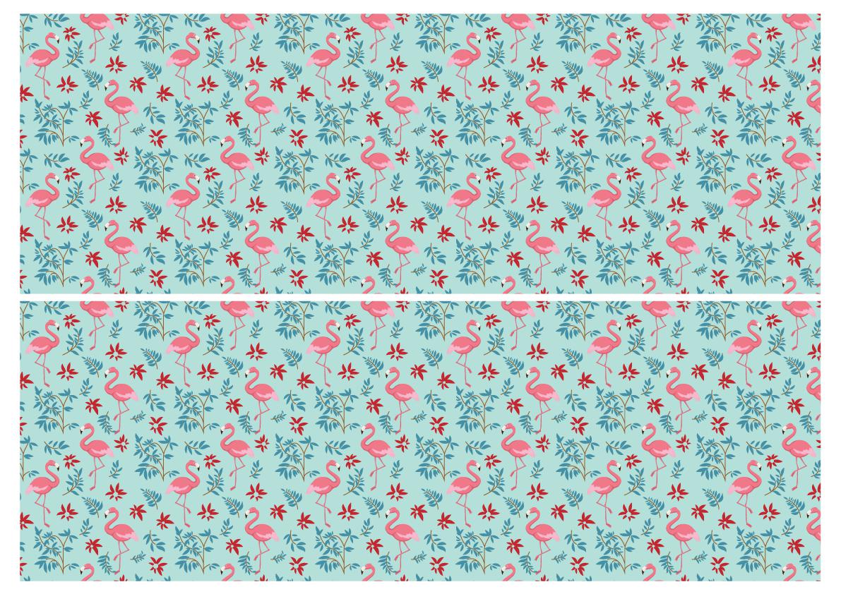 Flamingo Party cake wrap for DIY cake decorating