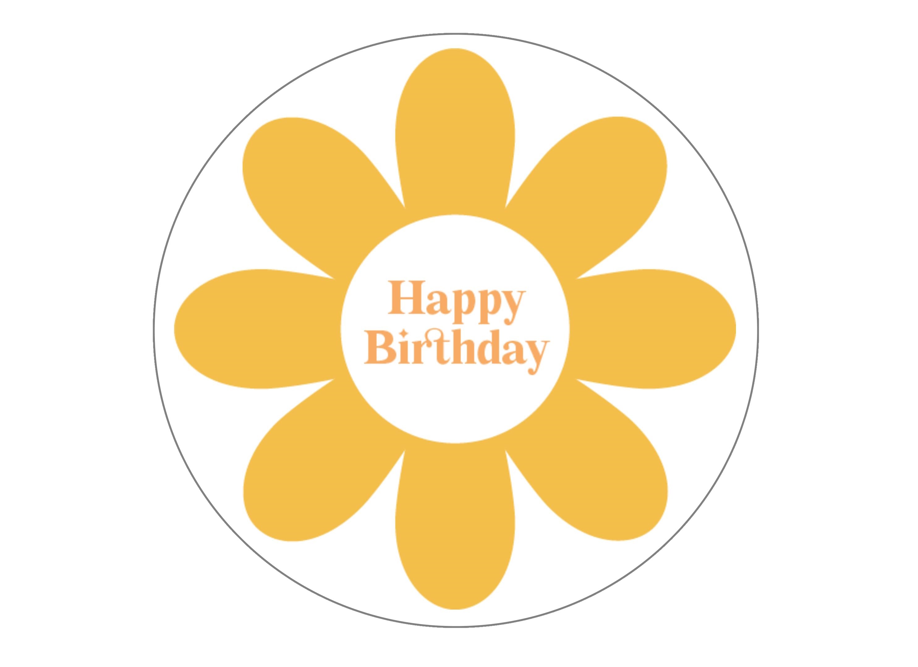 Flower Petals - Happy Birthday