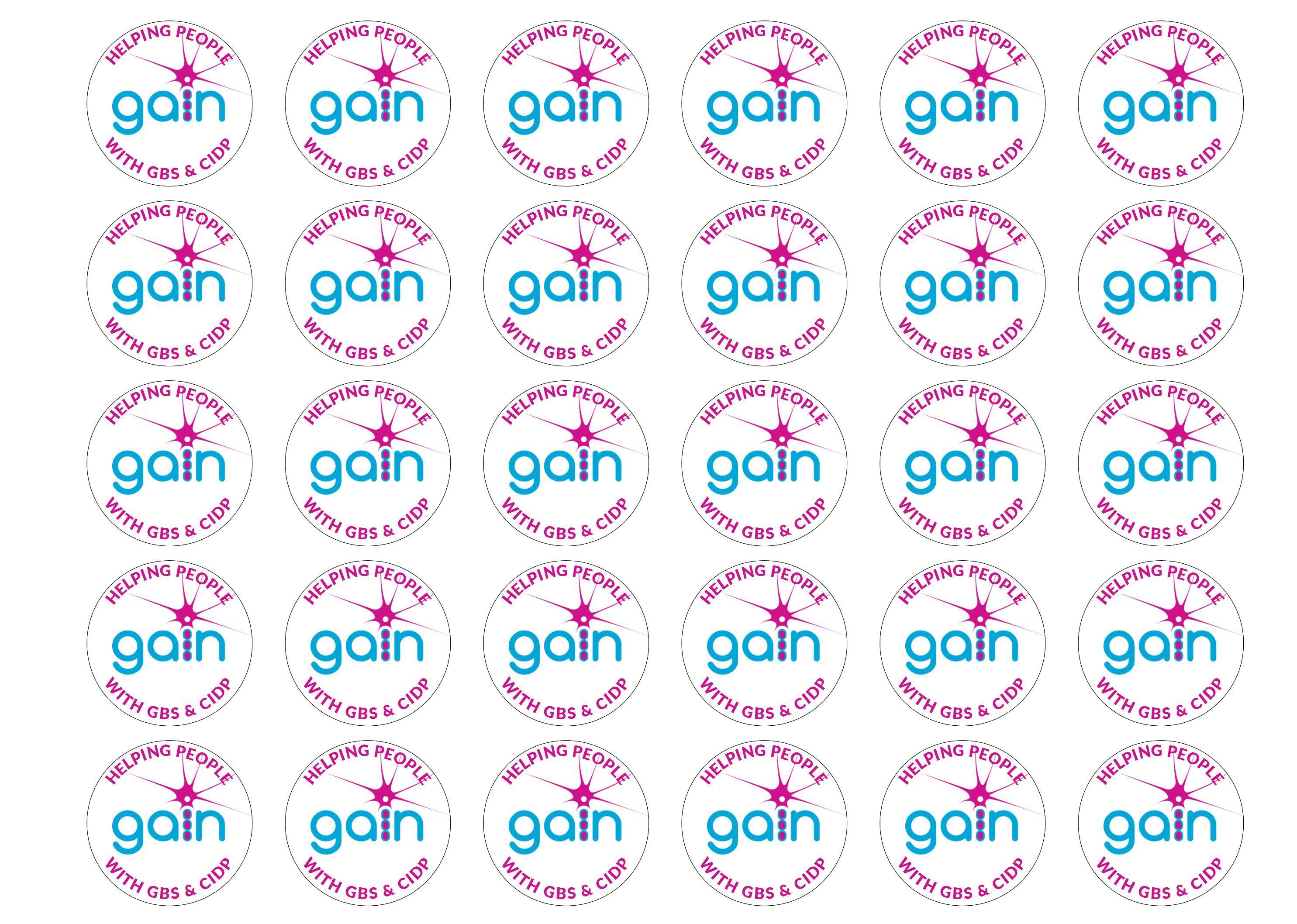 Gain Logo-Edible cake toppers-Edibilis