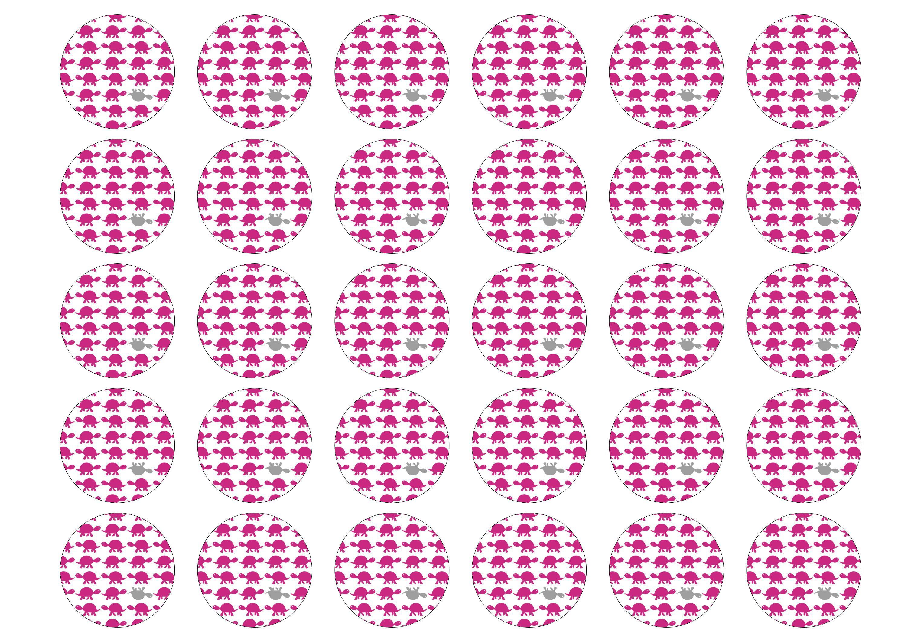 Gain Moxie Pattern-Edible cake toppers-Edibilis