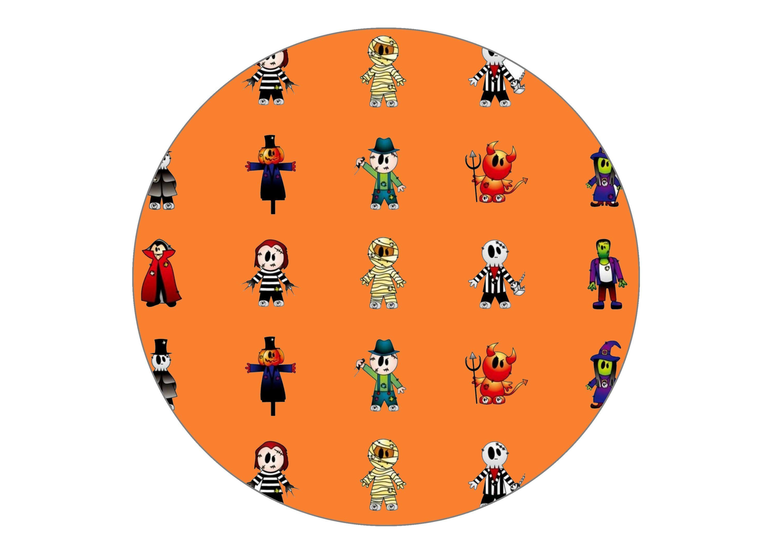 Printed edible topper for 8" cake