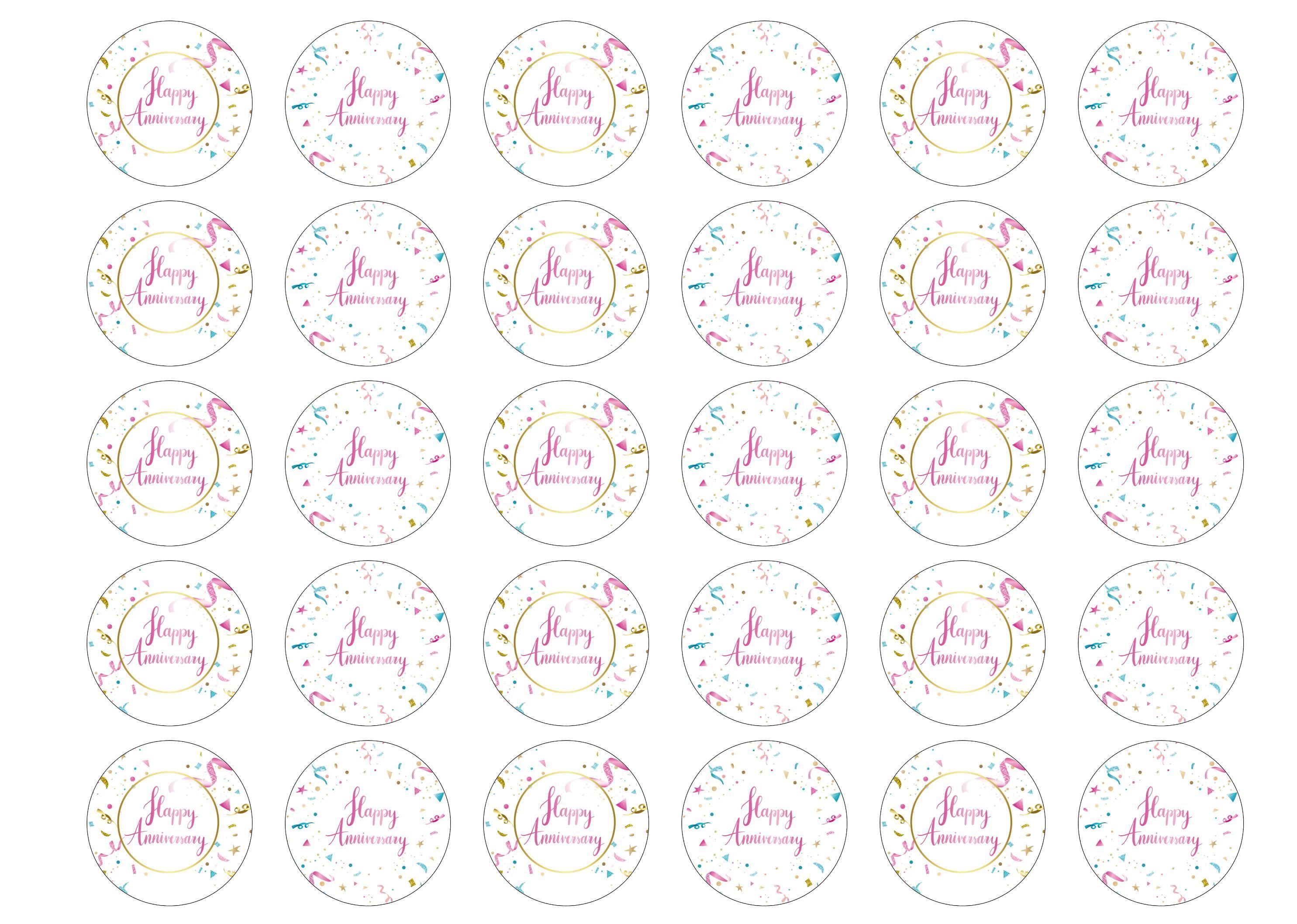 30 edible toppers suitable for an anniversary of any kind