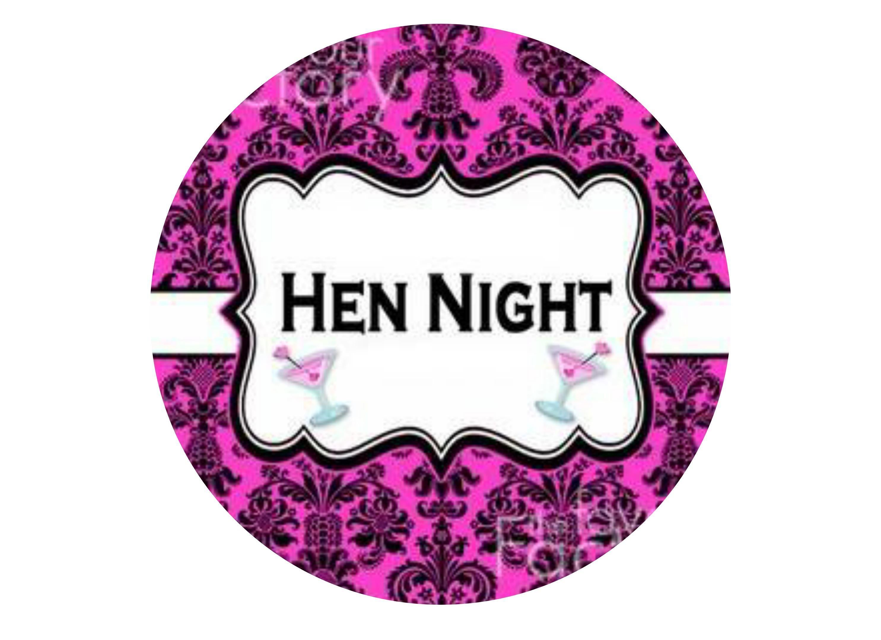 7.5" cake topper - hen night