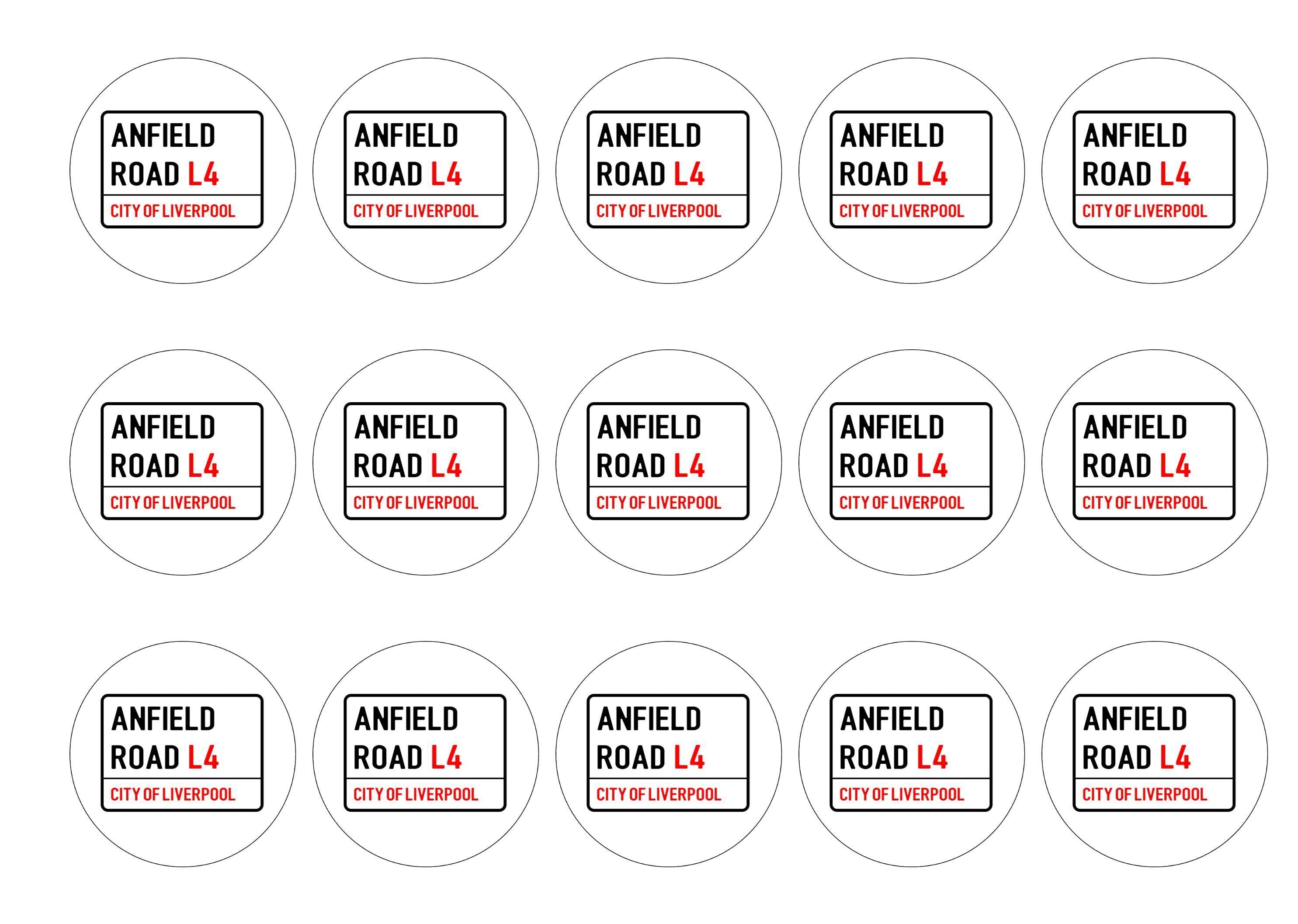 50mm printed edible cake toppers