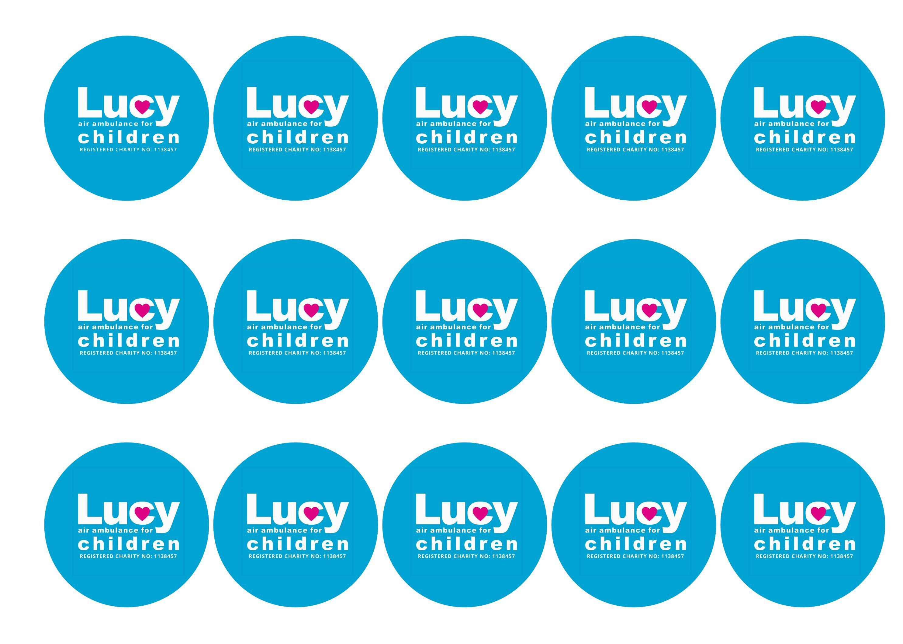 50mm printed edible cupcake toppers