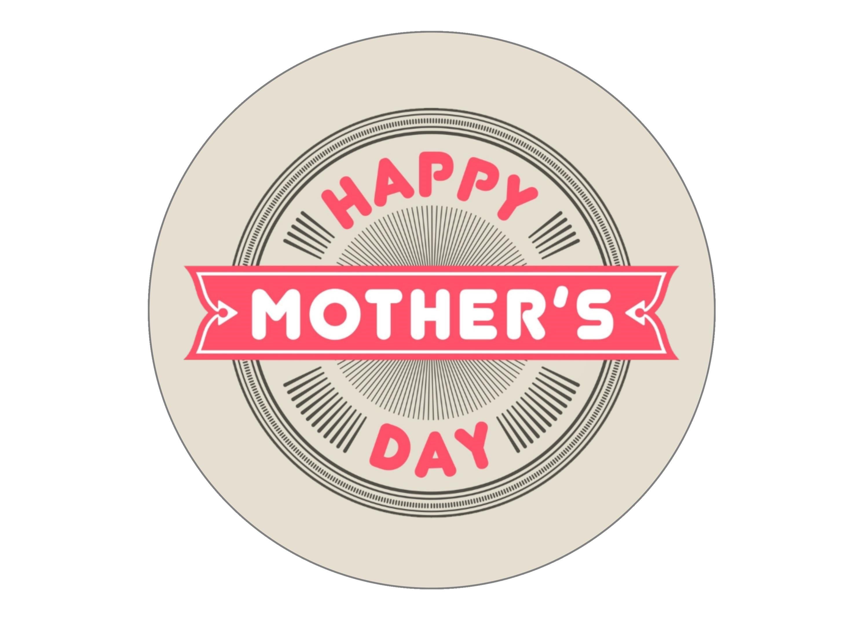 Printed topper for 8" cake