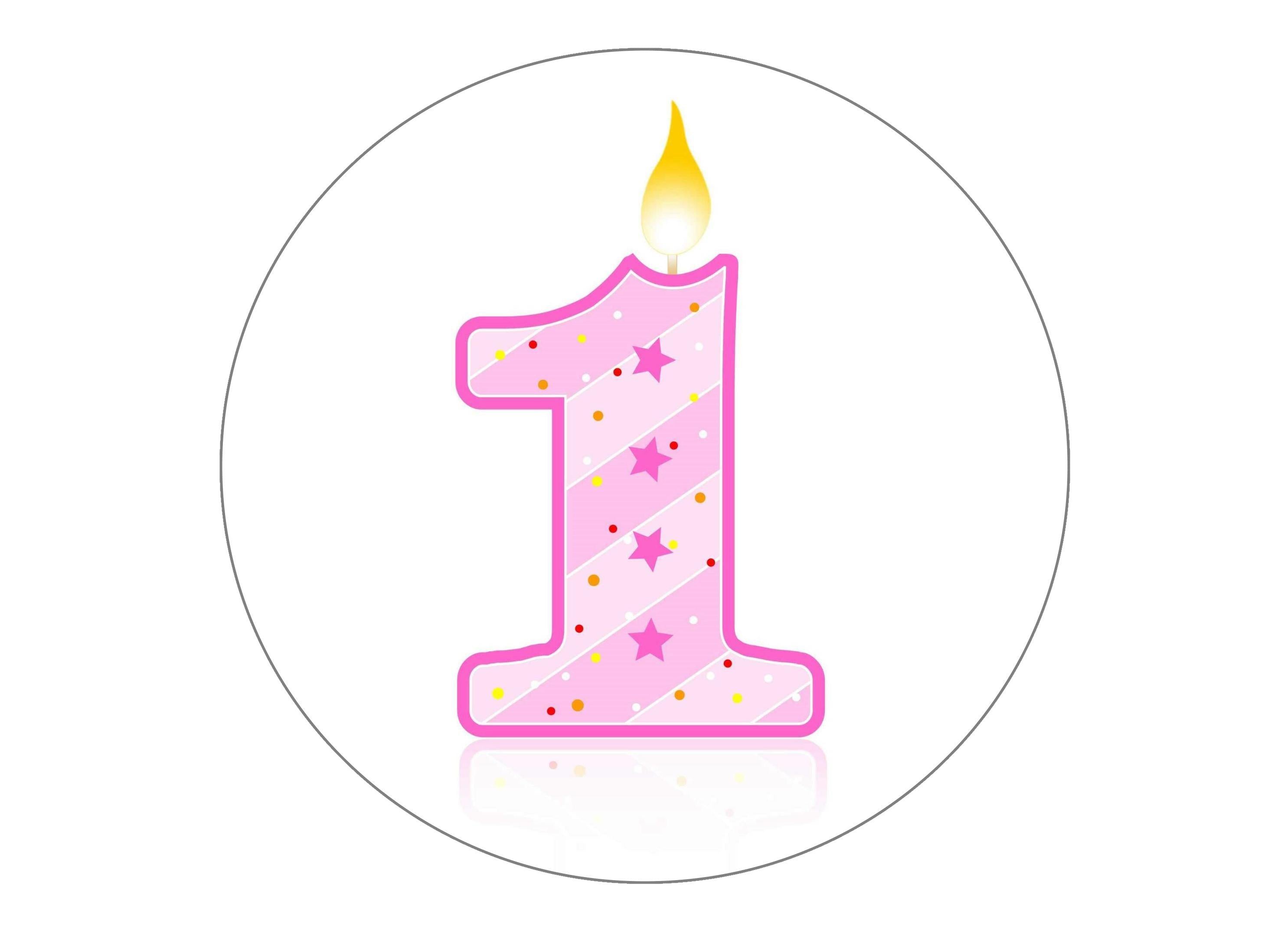 90mm printed edible cake topper