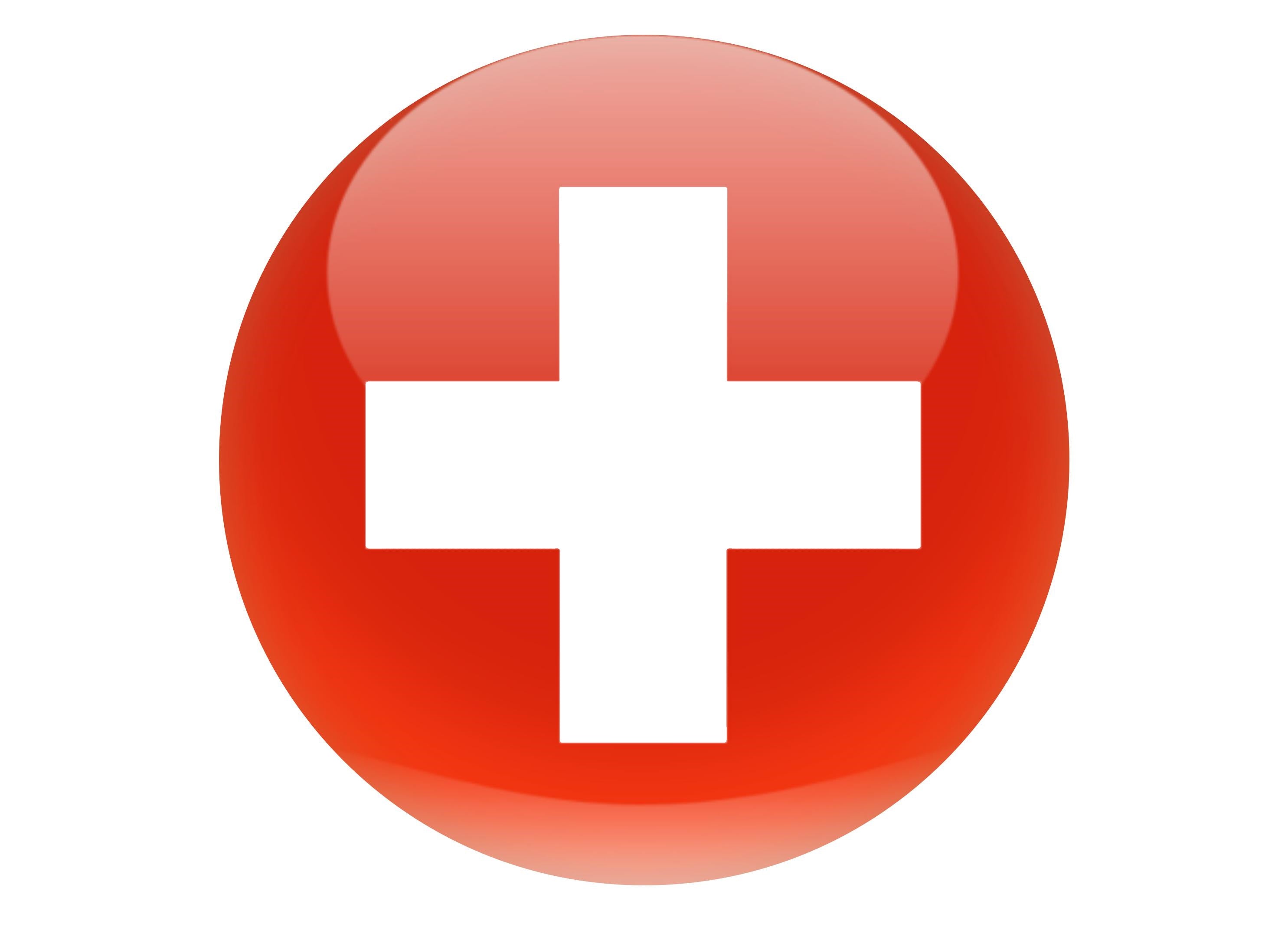 Large cake topper printed with the Switzerland flag