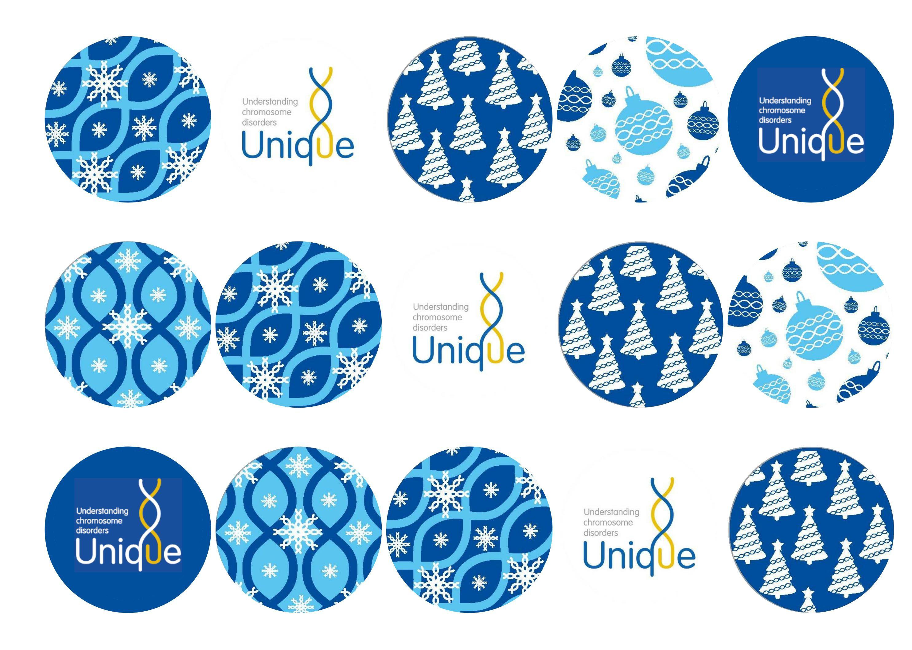 50mm printed edible cupcake toppers