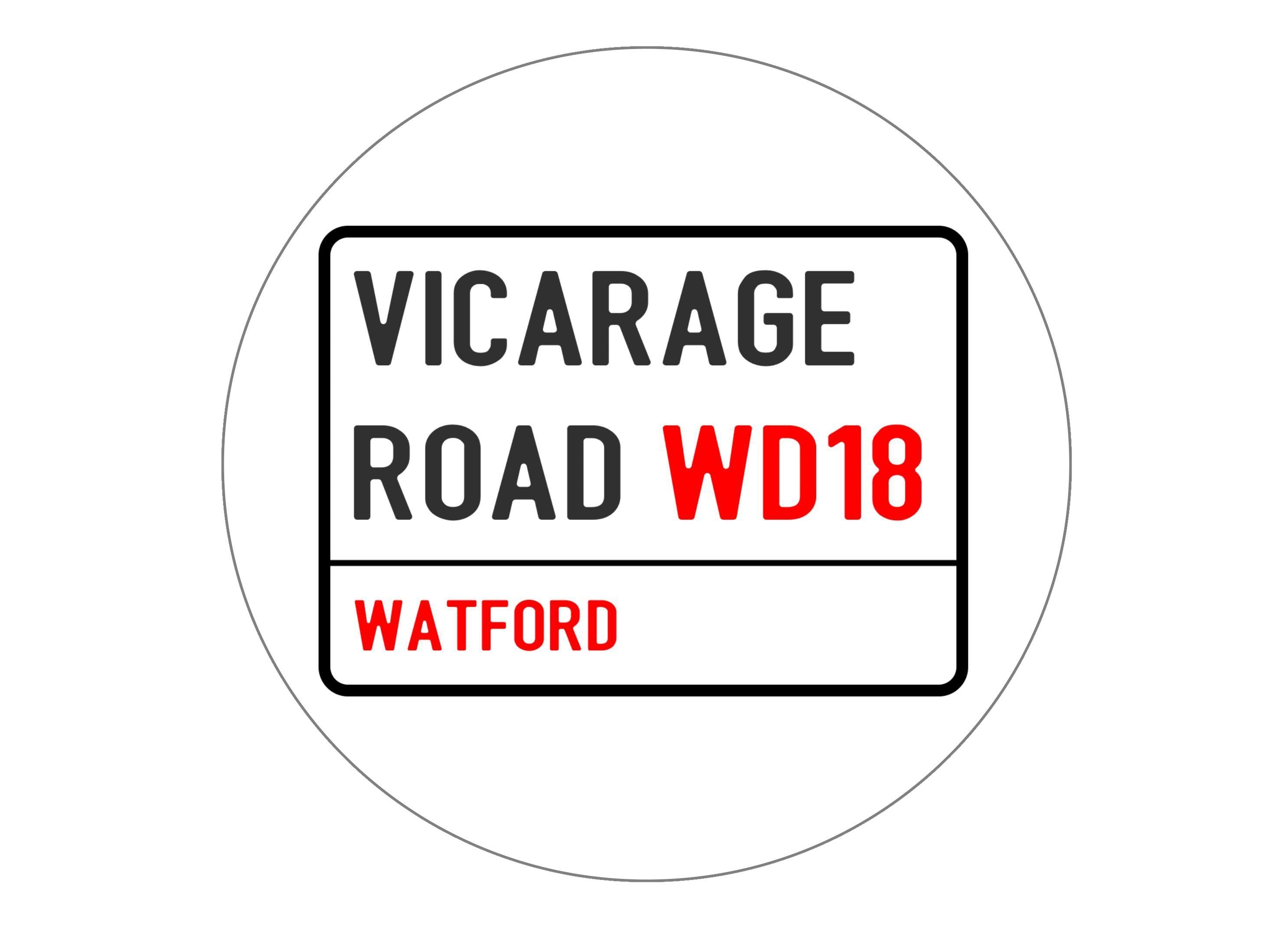 190mm printed cake topper