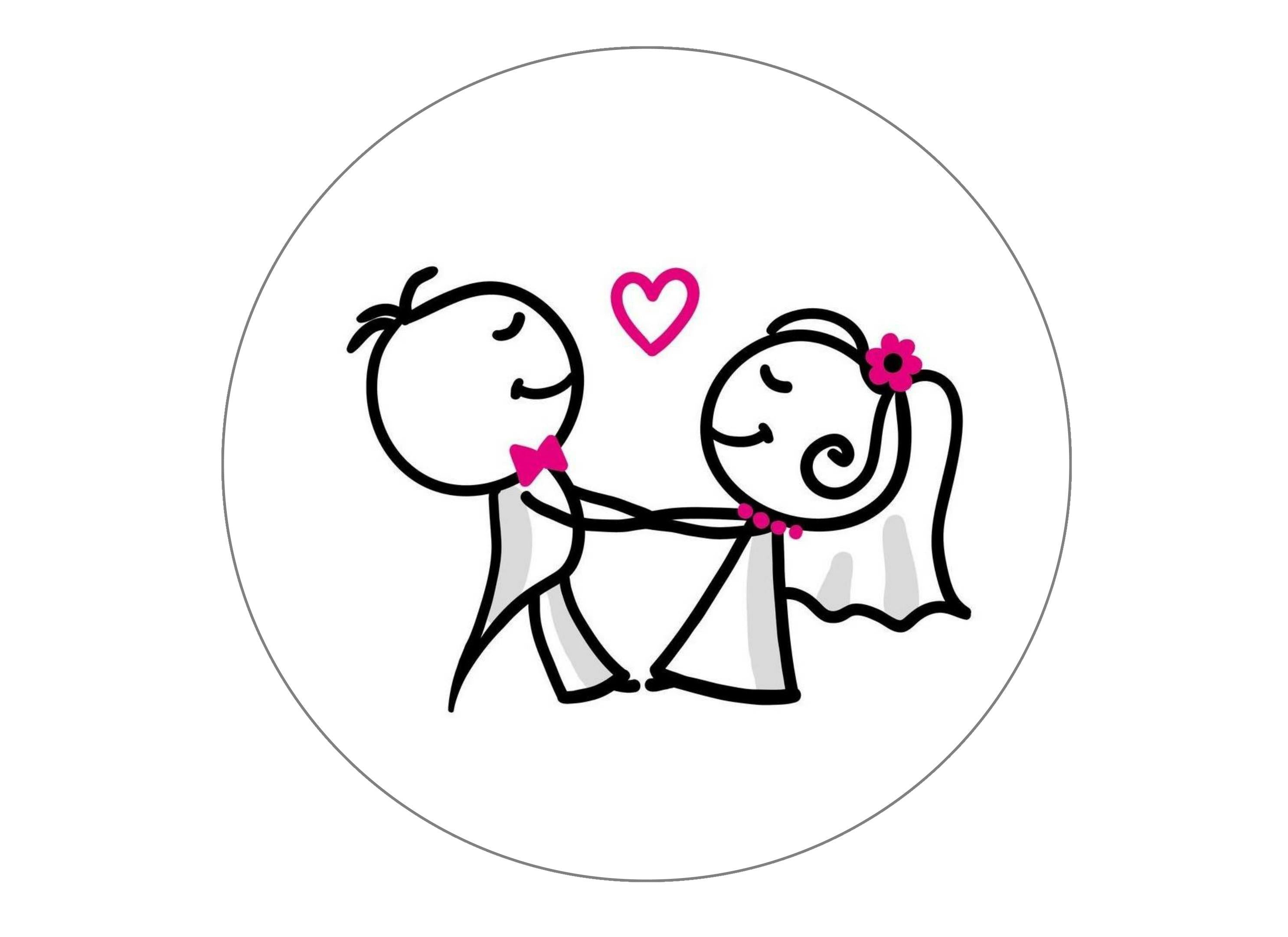 7.5" cake topper for wedding anniversary