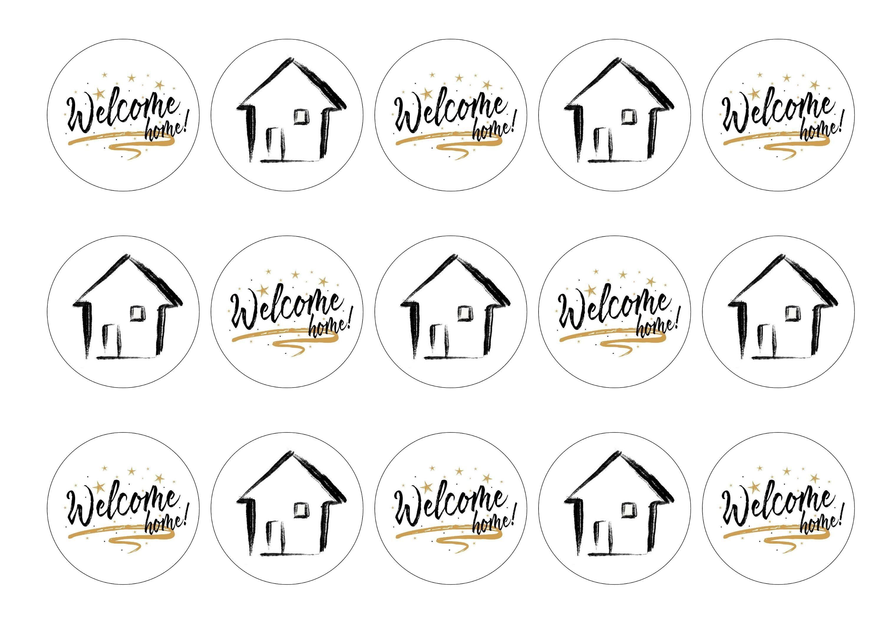 Welcome Home-Edible cake toppers-Edibilis