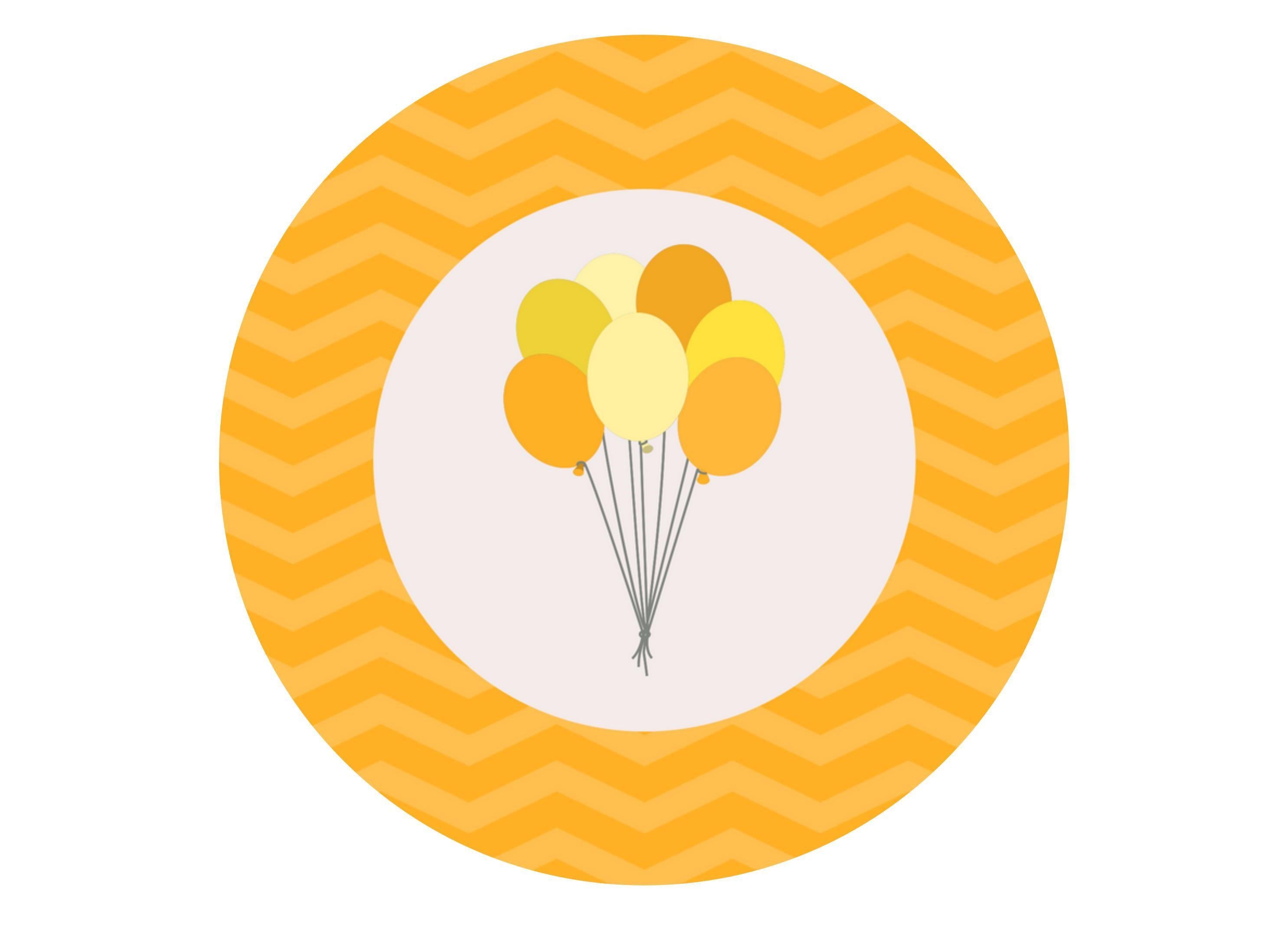 190mm printed edible cake topper