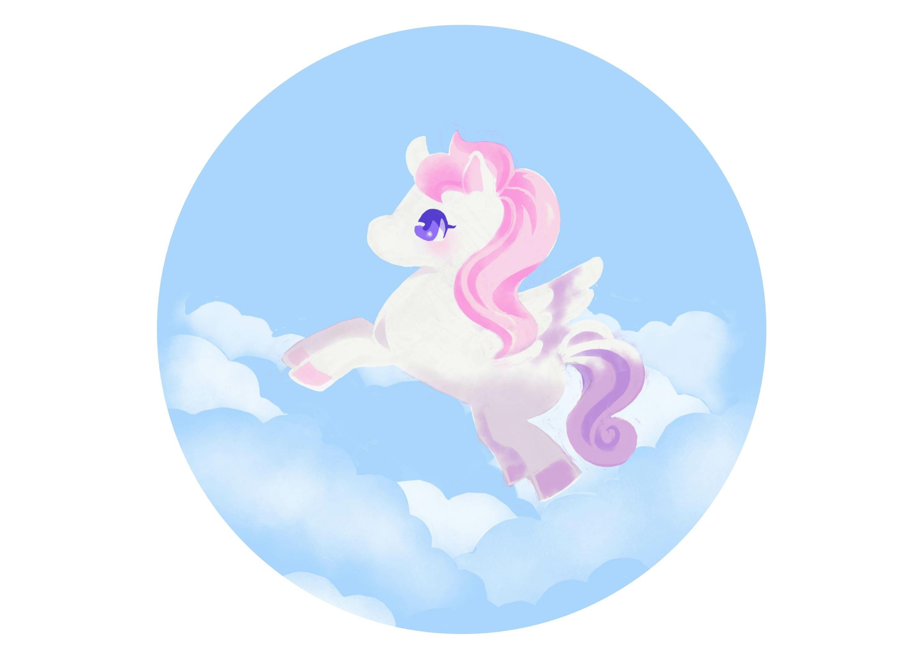 Cute Pegasus-Edible cake toppers-Edibilis