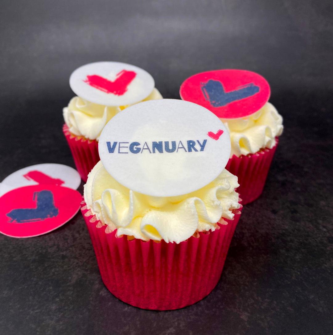 Veganuary - Pink Icon