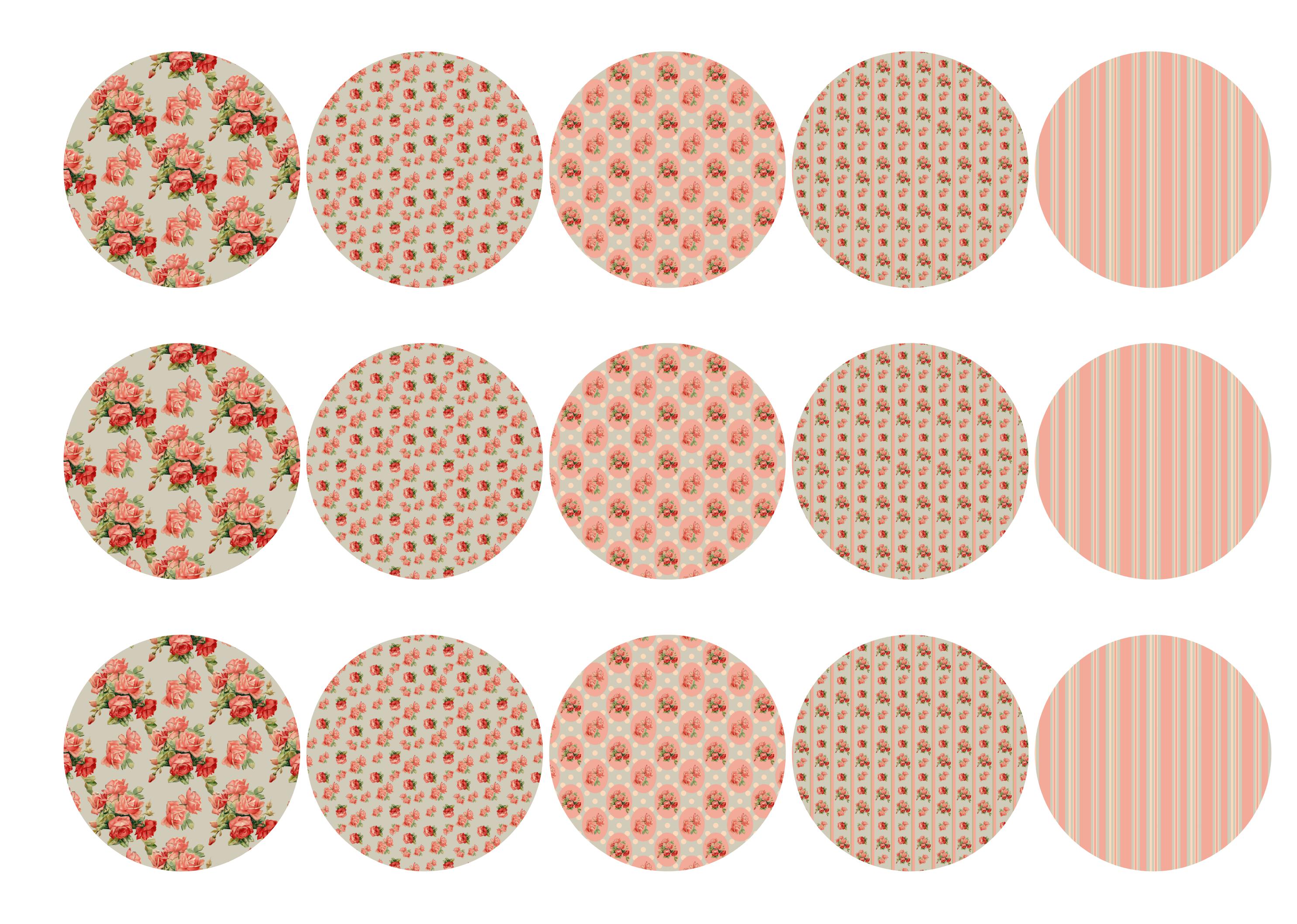 Shabby Chic - Pink-Edible cake toppers-Edibilis