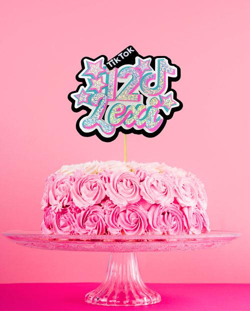 Personalised TikTok Cake Topper