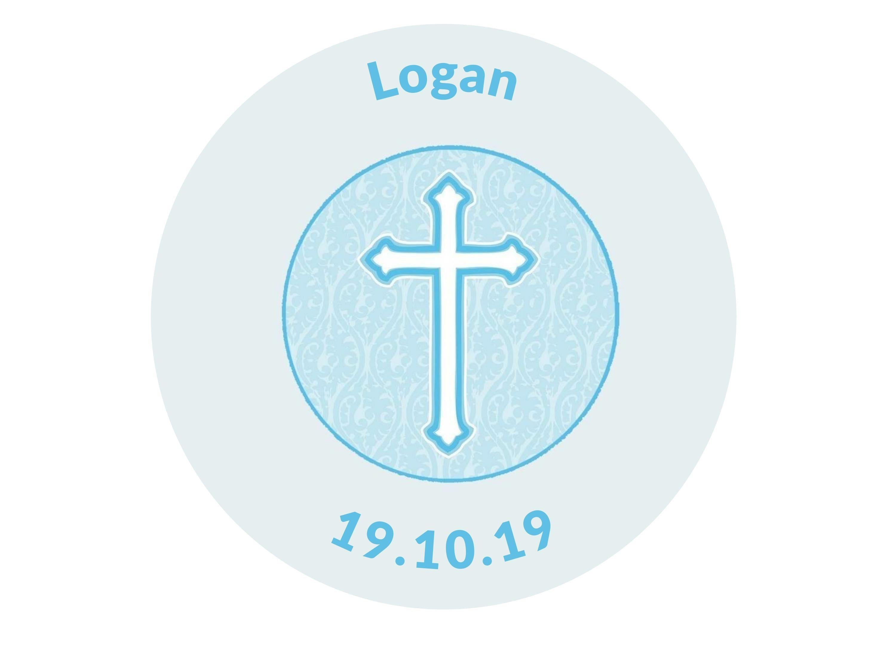 Christening and Communion - Blue Cross