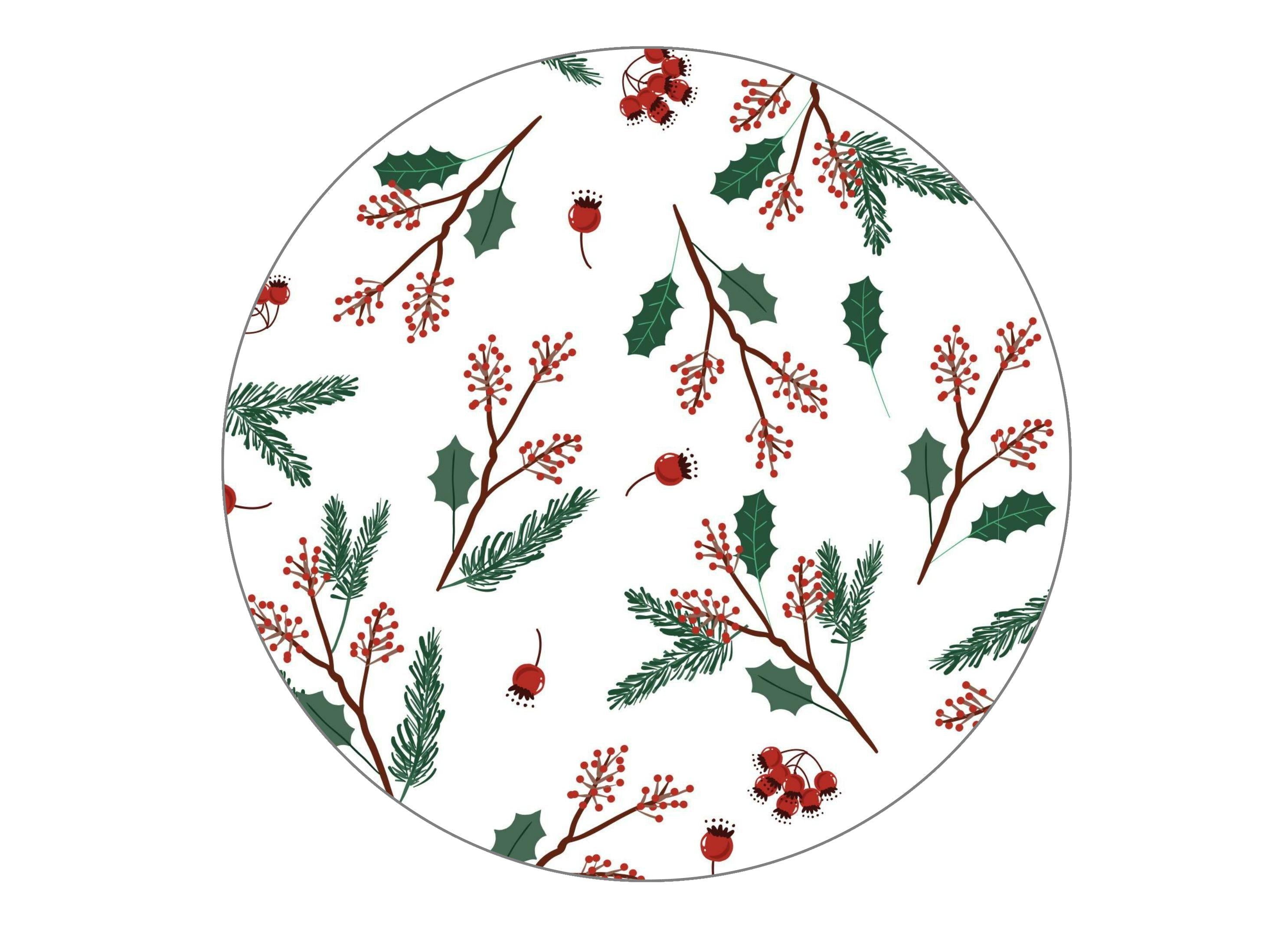 Christmas Holly pattern