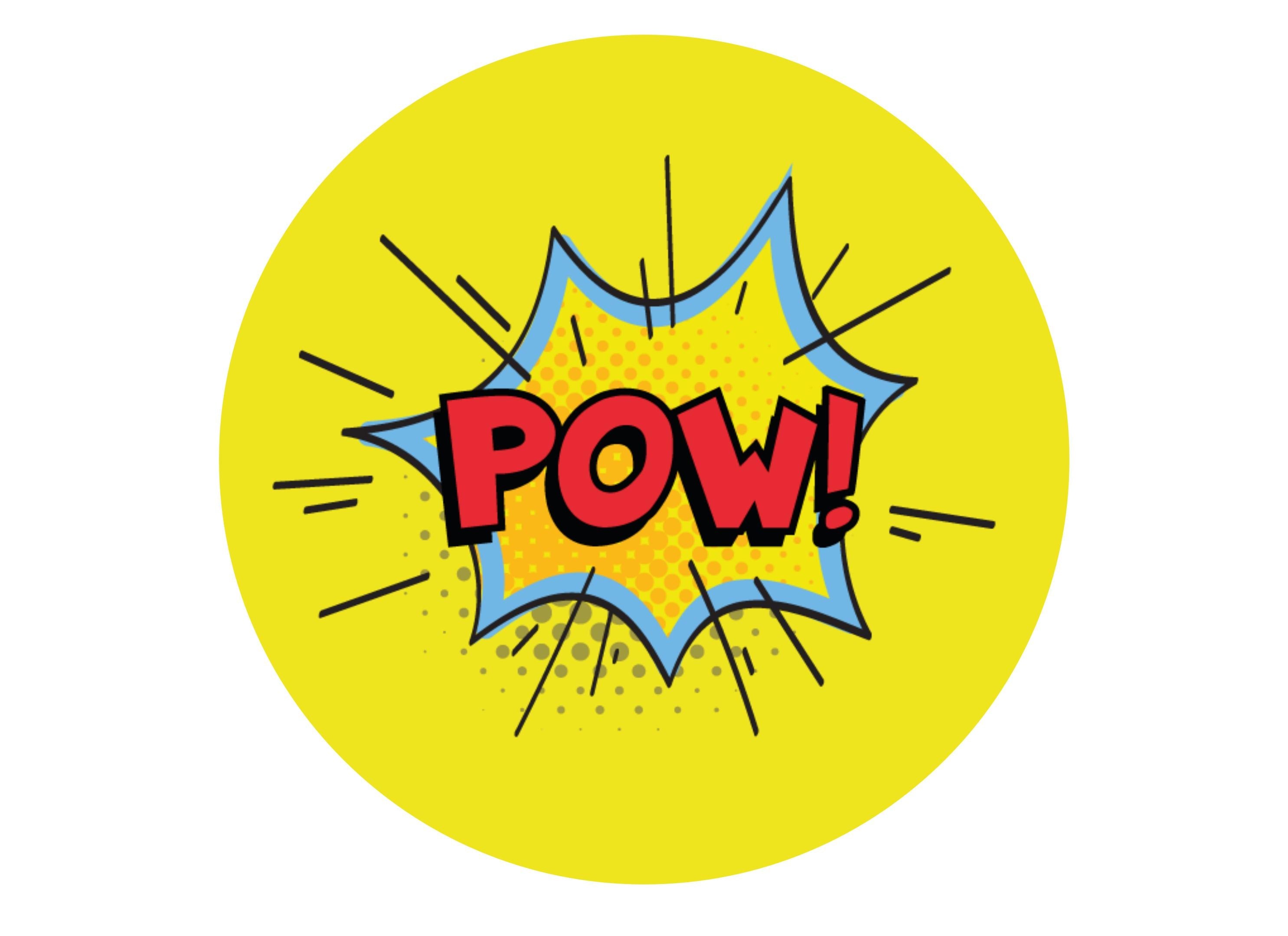 Comic Superhero Bubbles