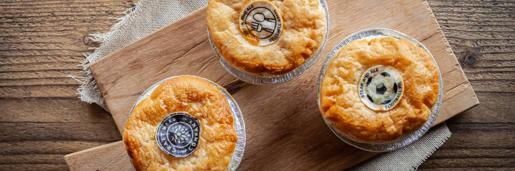 Printed rice paper toppers for labelling pies