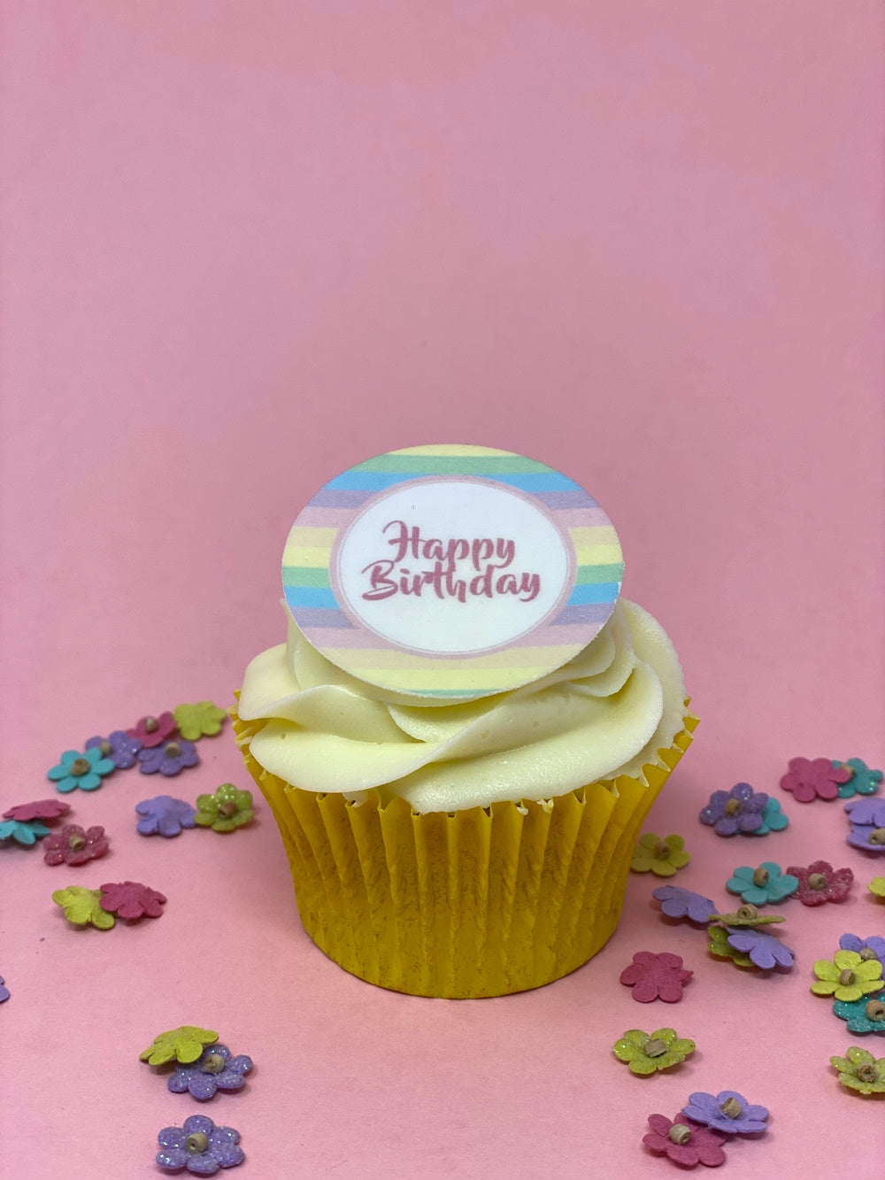 Happy Birthday cupcake toppers