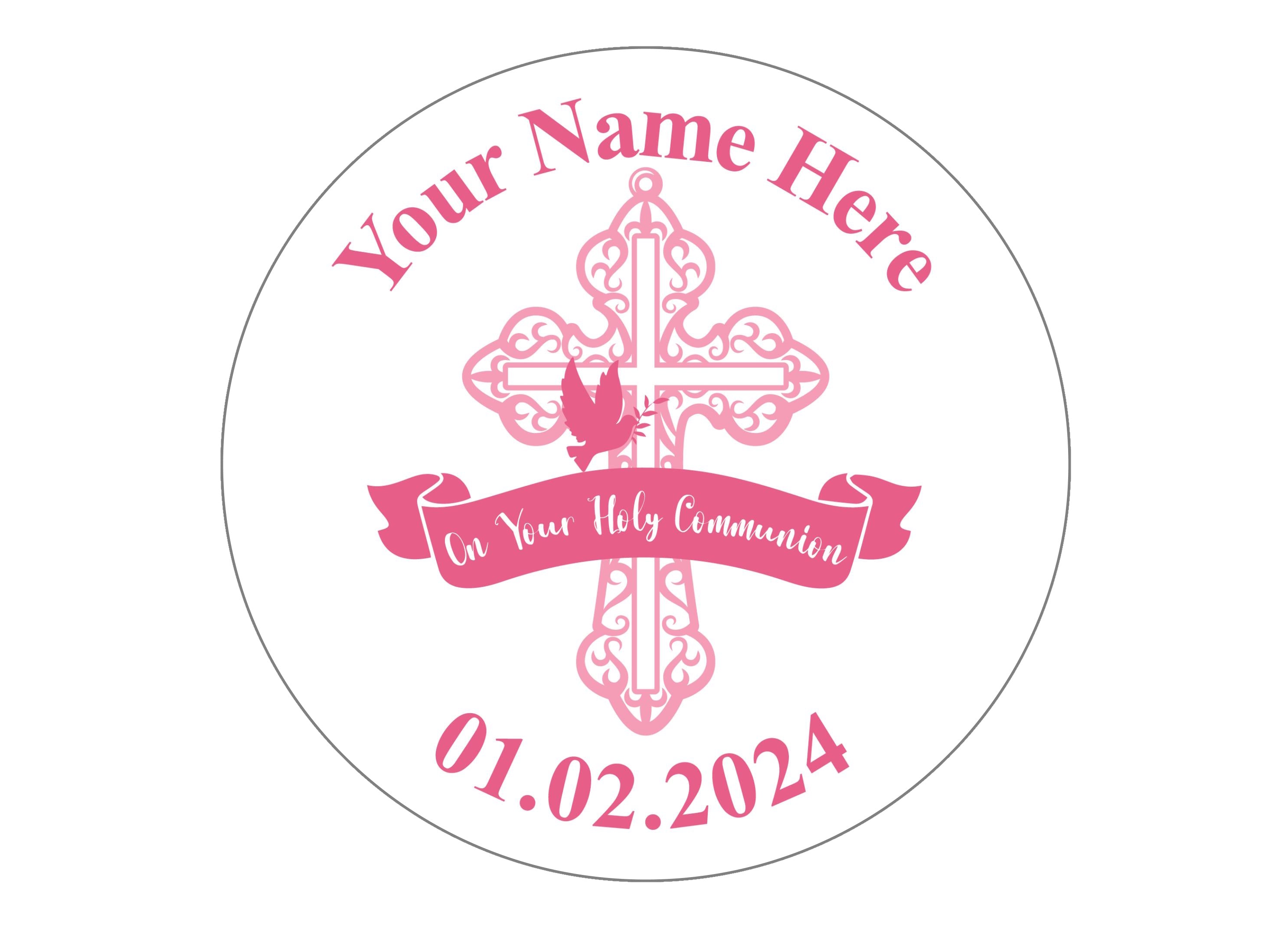 Personalised Cross - Christening Communion