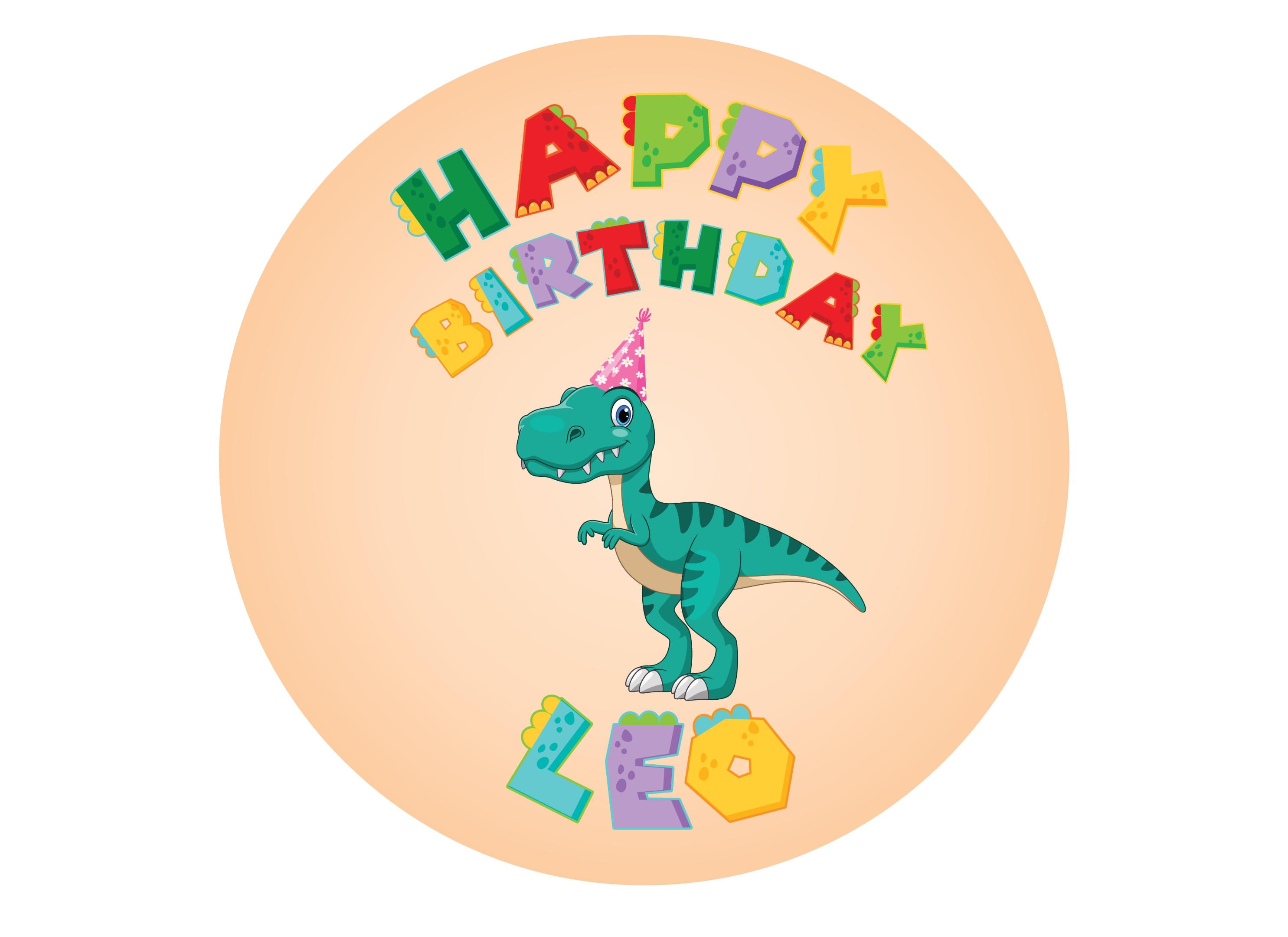 Personalised Dino Party