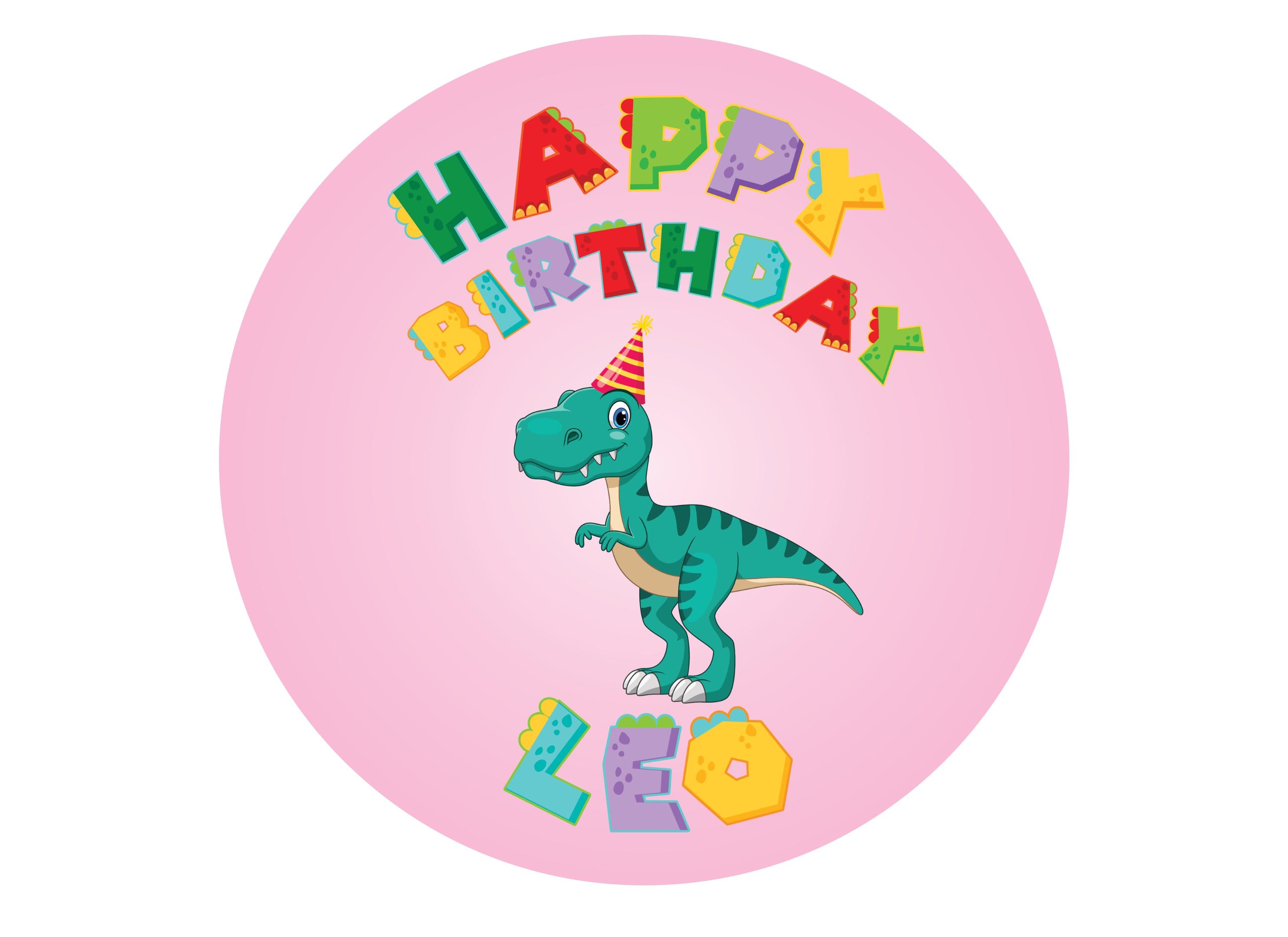 Personalised Dino Party