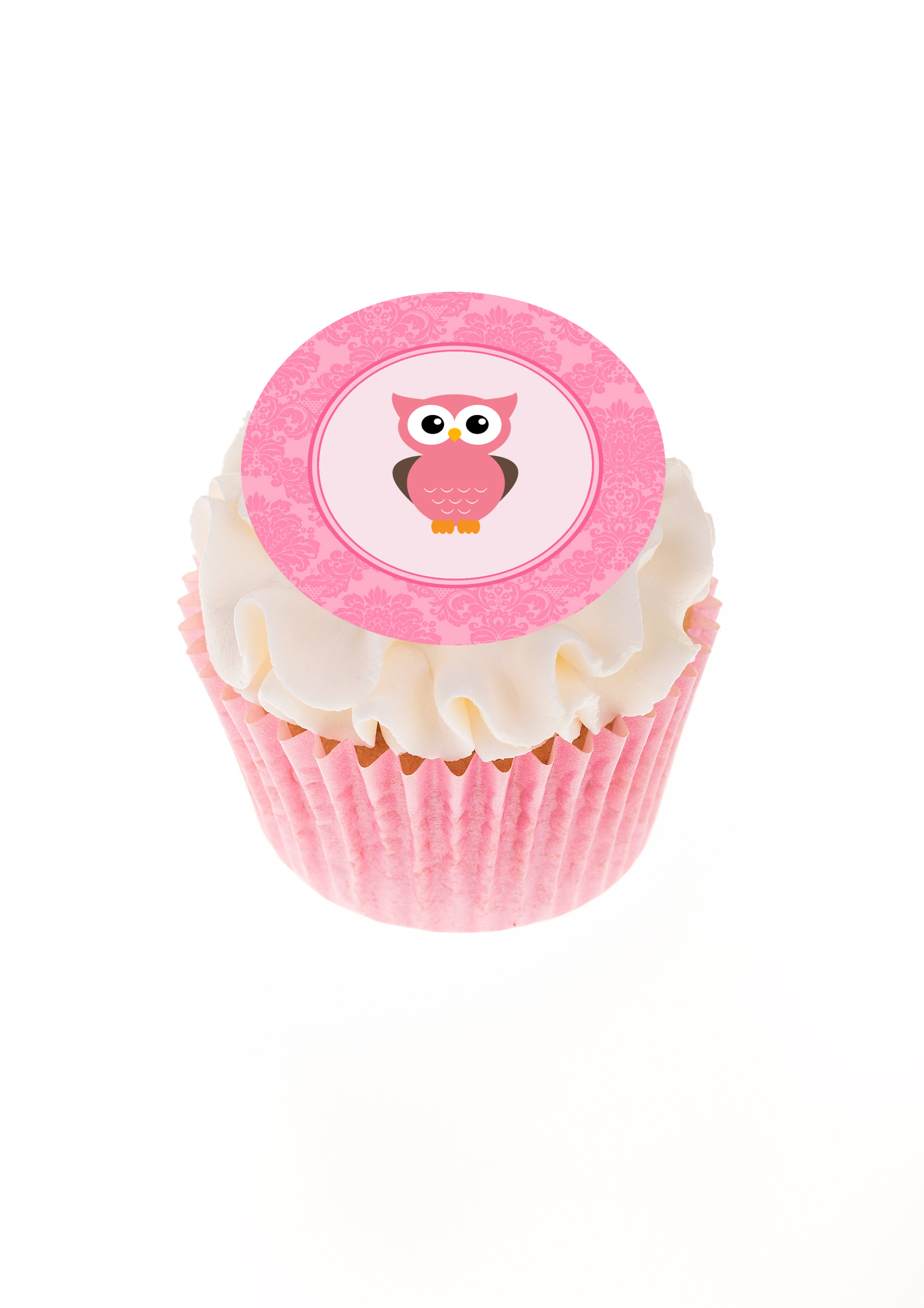 Happy Birthday - Pink Owls