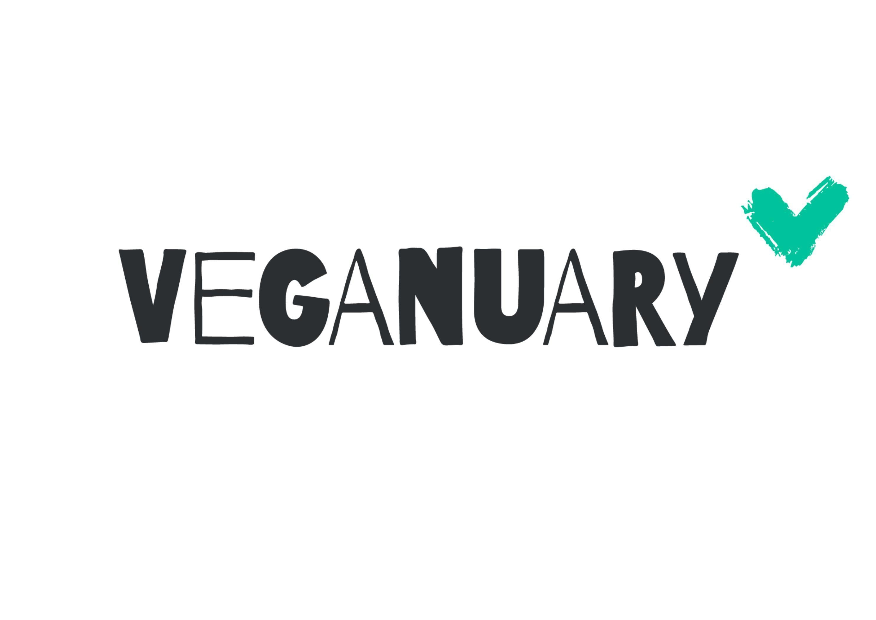 A4 edible cake topper with the Veganuary Green logo