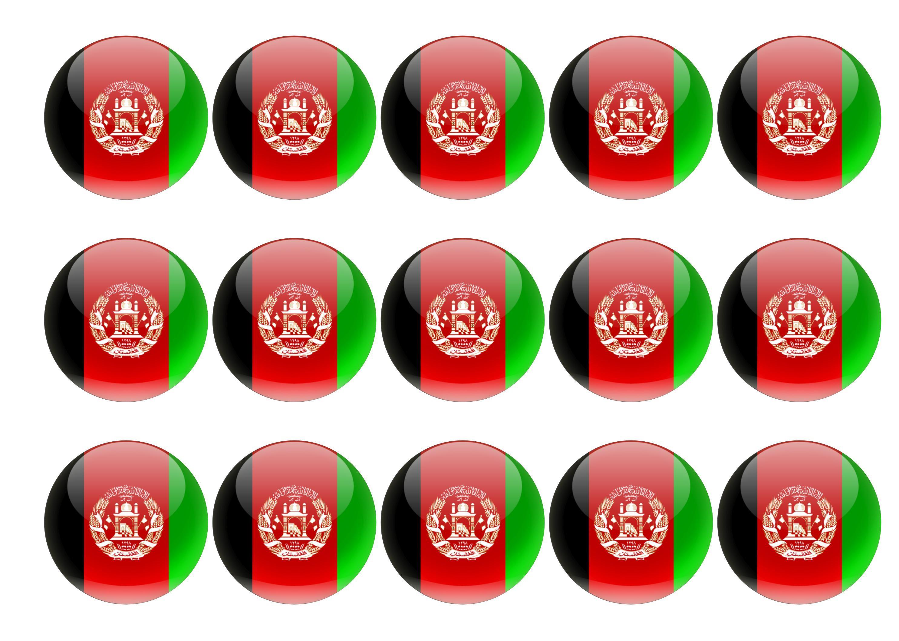 50mm printed edible cupcake toppers