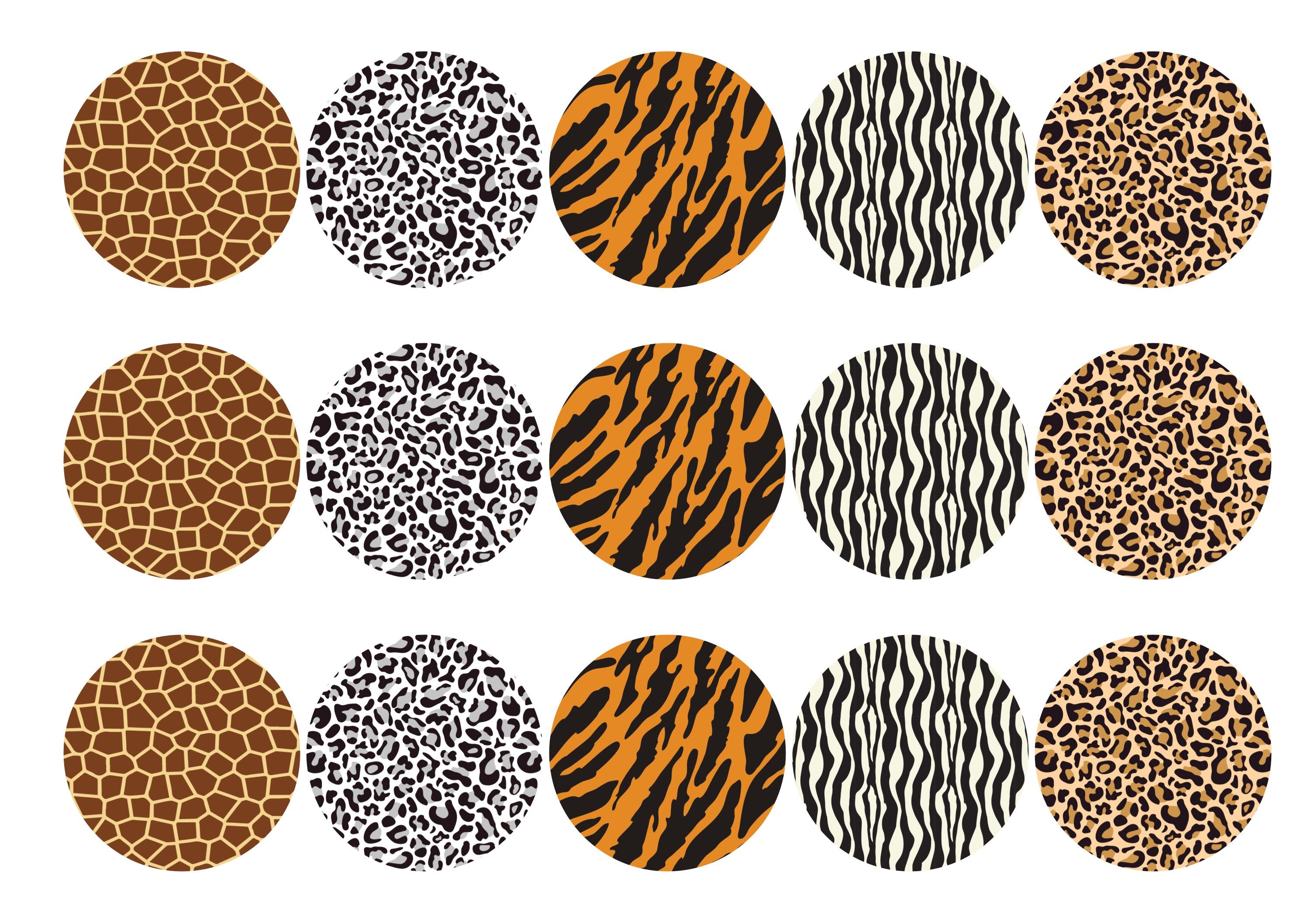 Animal Print-Edible cake toppers-Edibilis