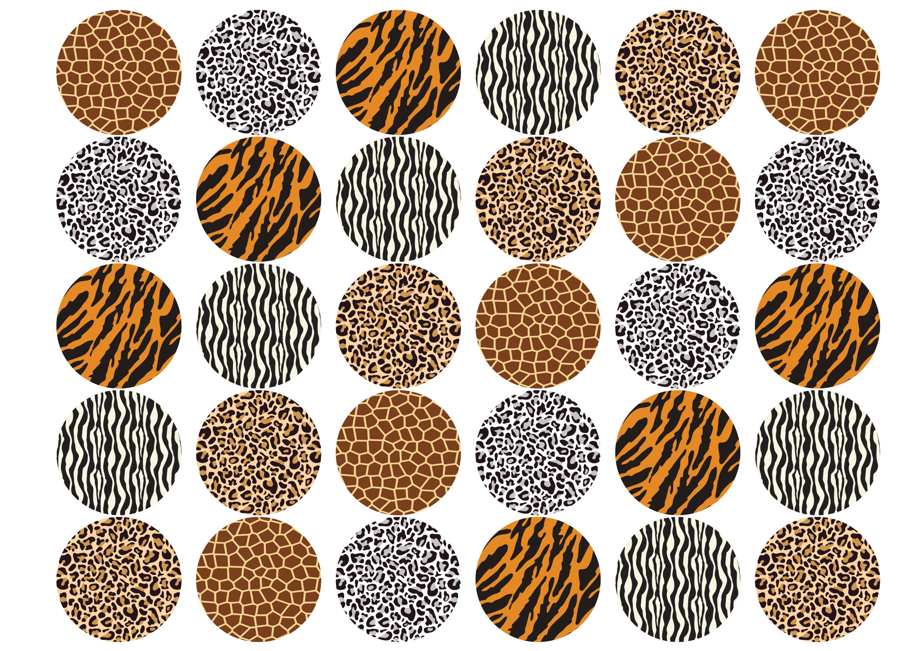 Animal Print-Edible cake toppers-Edibilis