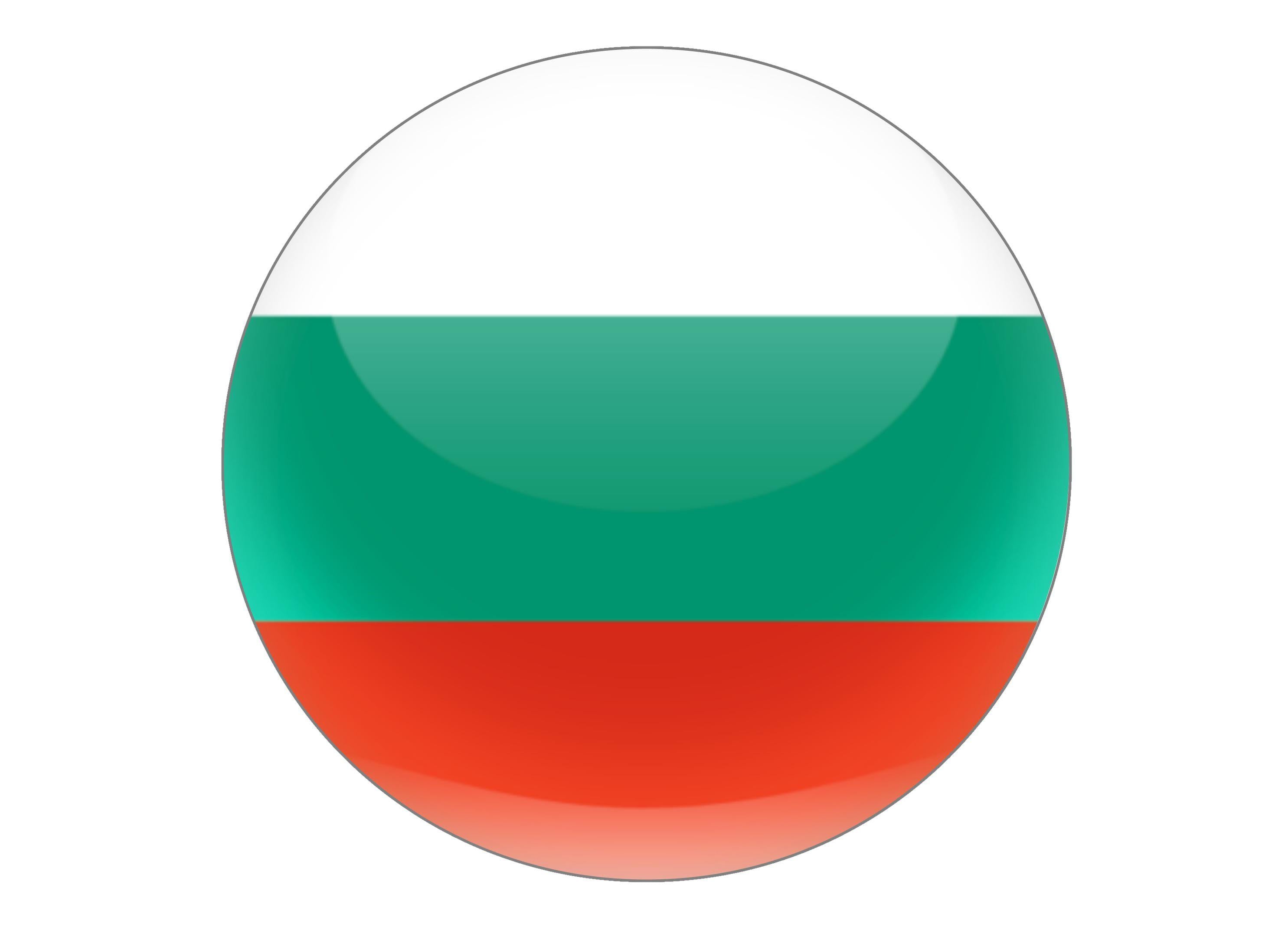 190mm printed edible cake topper - Bulgaria