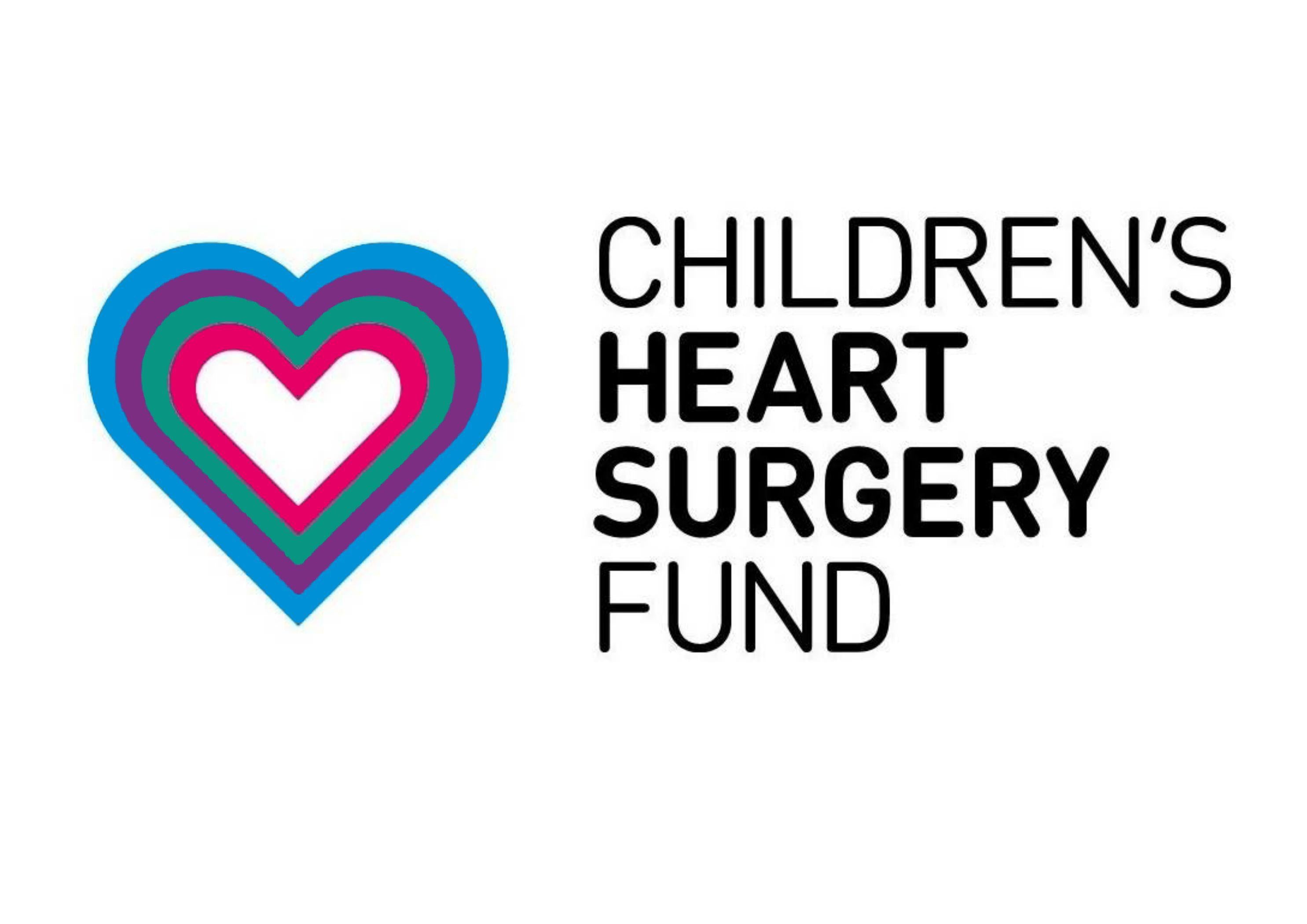 A4 cake topper supporting the Children's Heart Surgery Trust