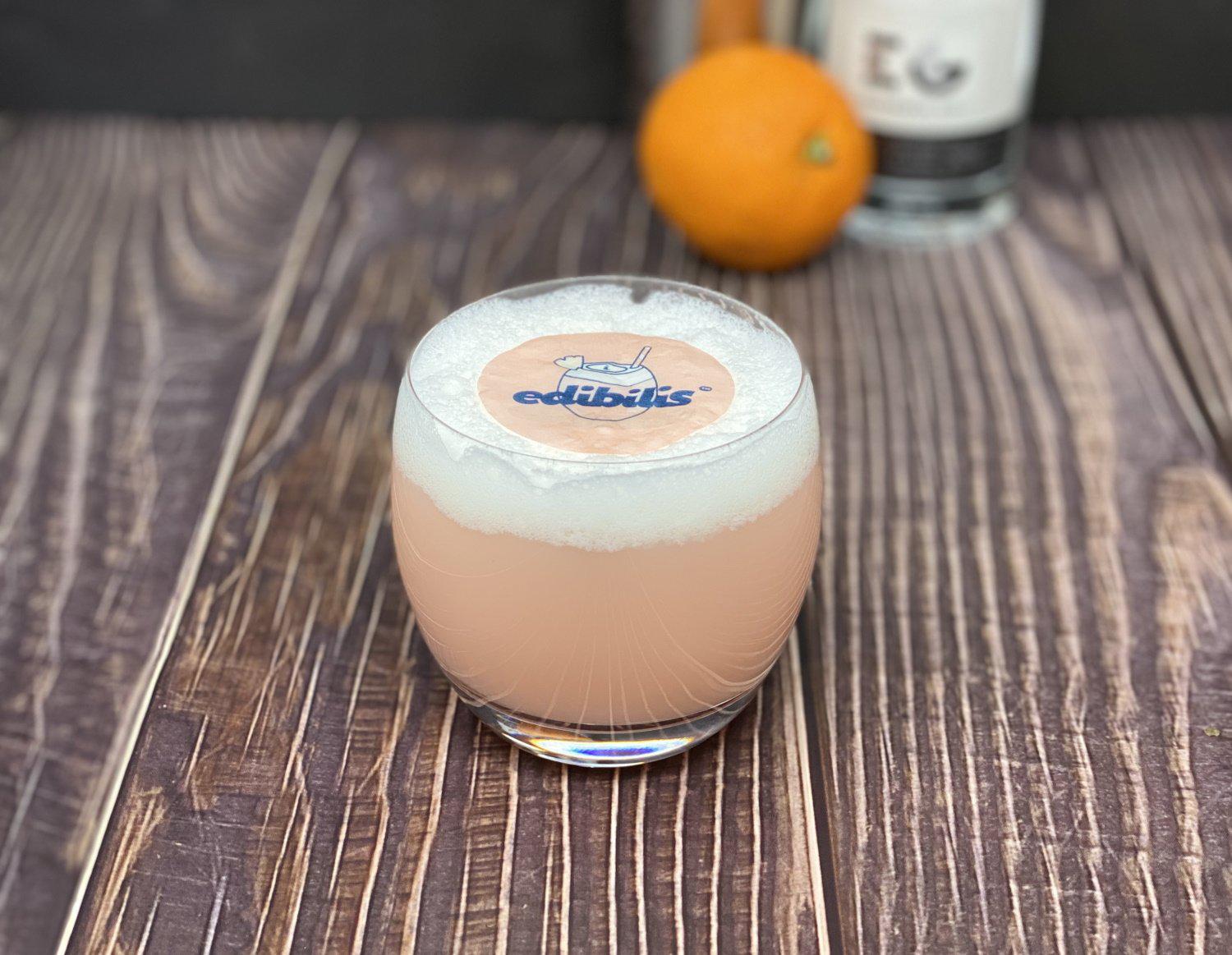 6 x 65mm personalised cocktail toppers-Edible cocktail toppers-Edibilis